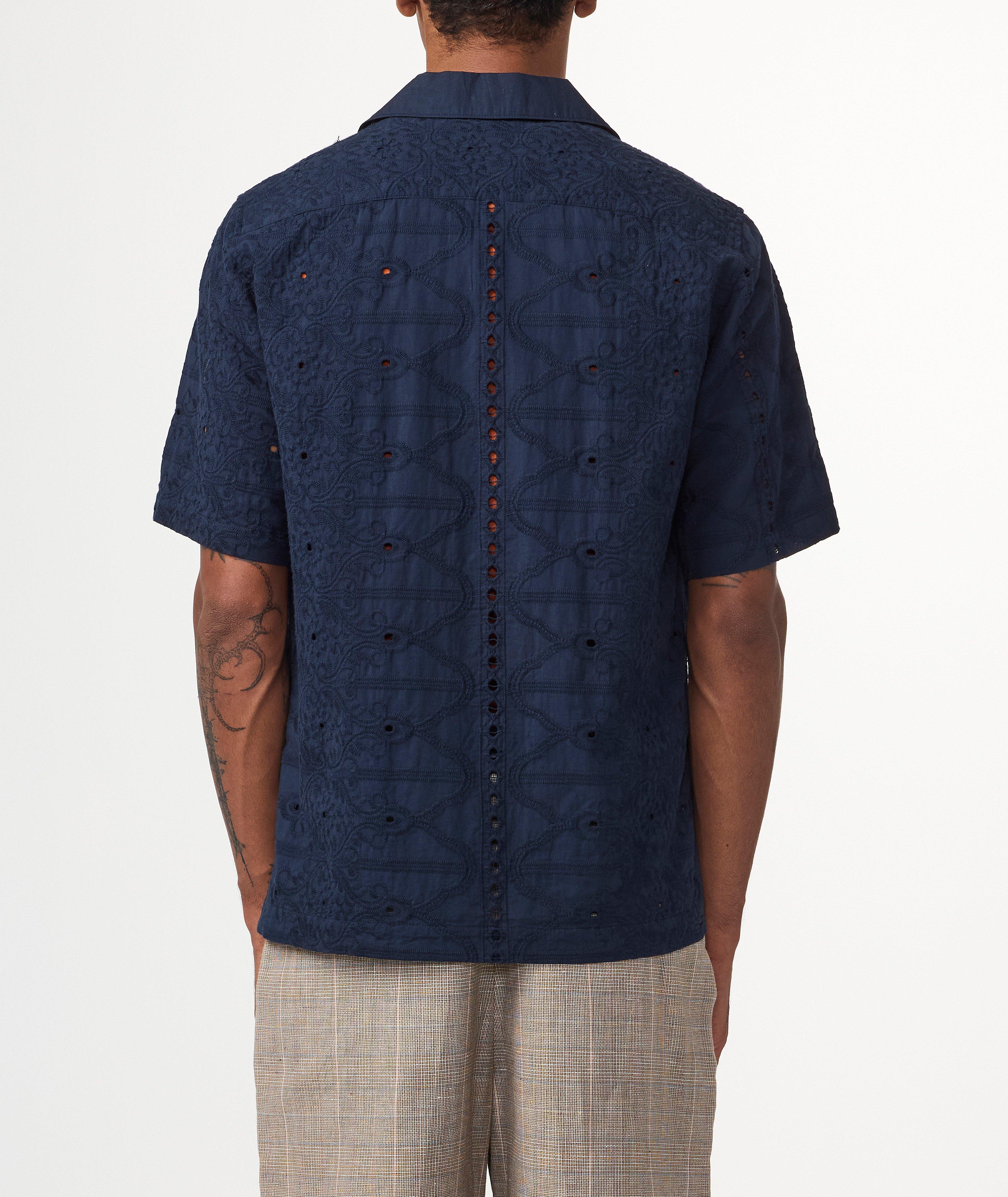 Julio Embroidered Cottton Camp Shirt image 2