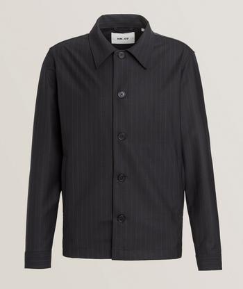 Jil Sander Wool Felt Shacket | Sport Jackets | Harry Rosen