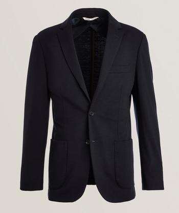 【EMPORIO ARMANI】NO COLLAR JACKET 281T 90's] OLD EMPORIO ArMANI Stand Collar Leather Jacket Size.48