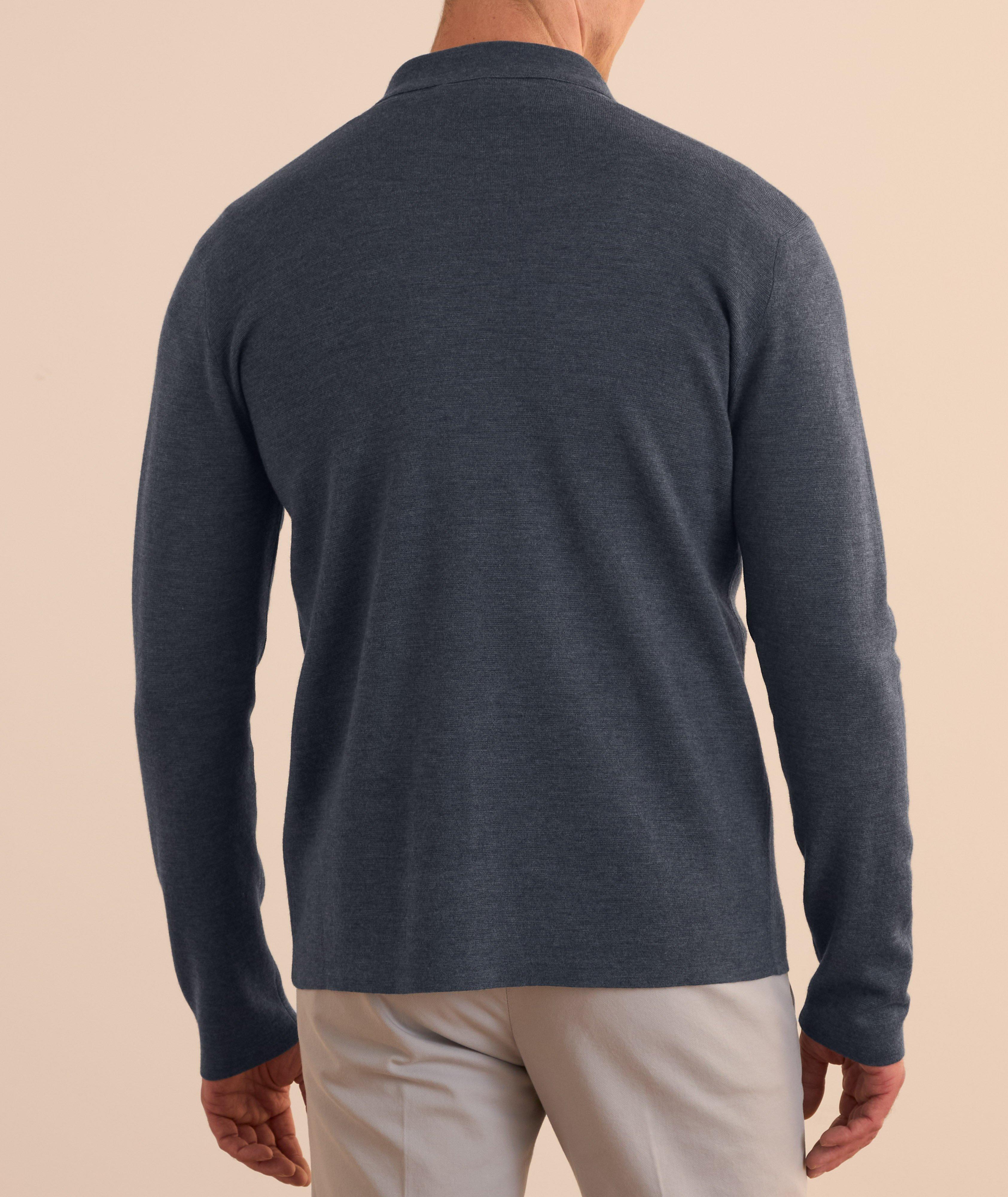 Virgin Wool Knit Shirt  image 2