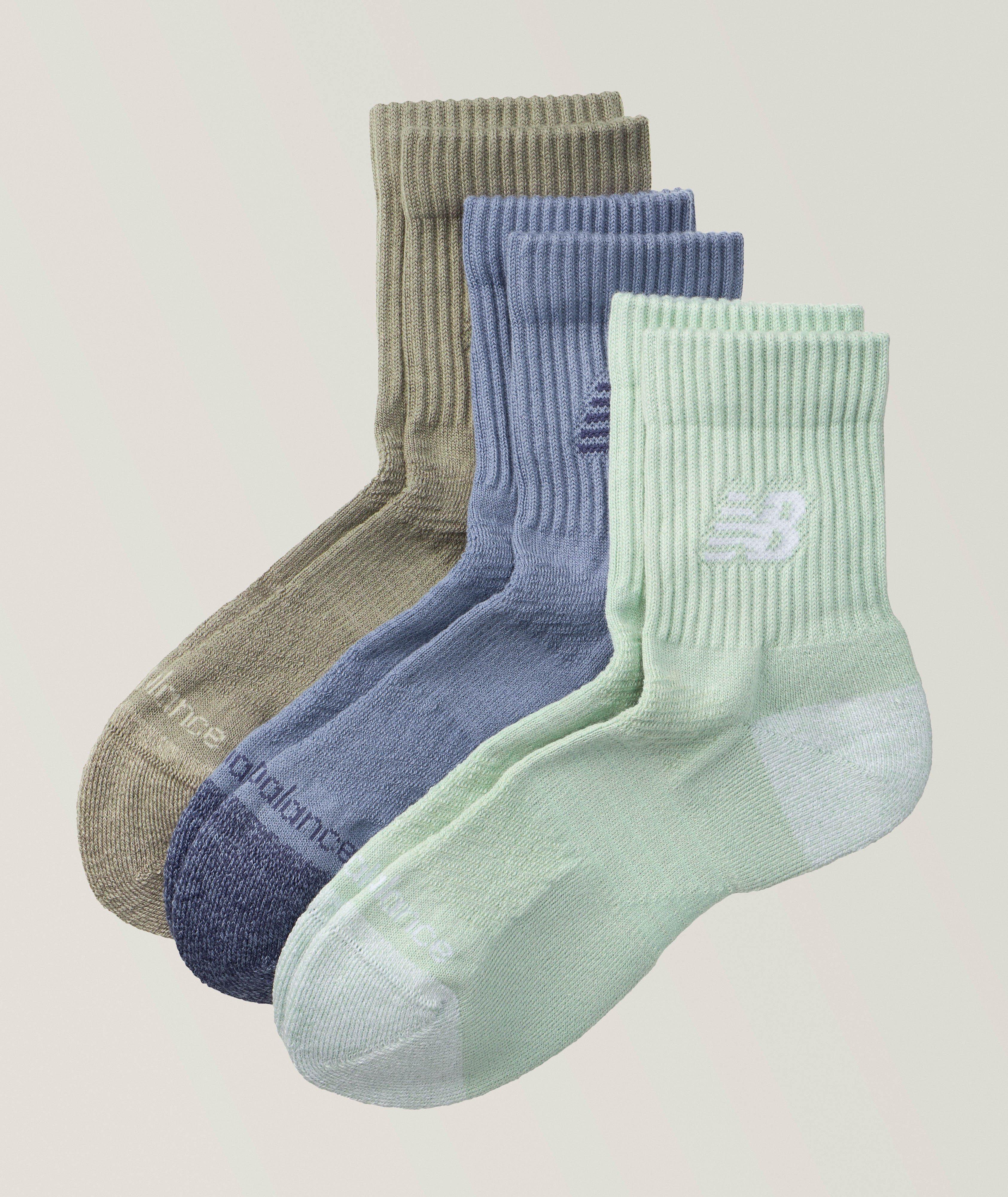 3-Pack Active Quarter Socks