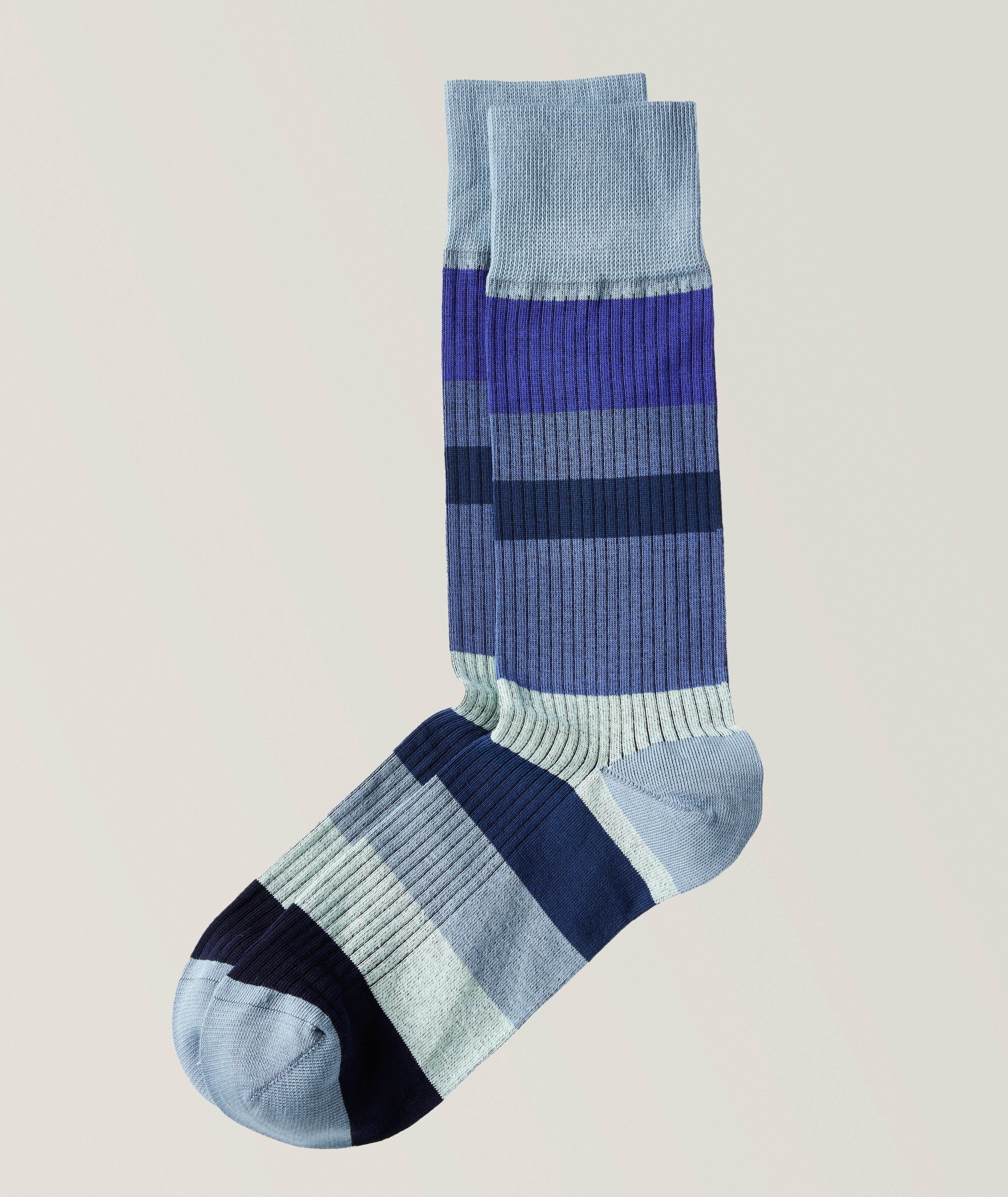 Paul Smith Iggy Ribbed Striped Socks 