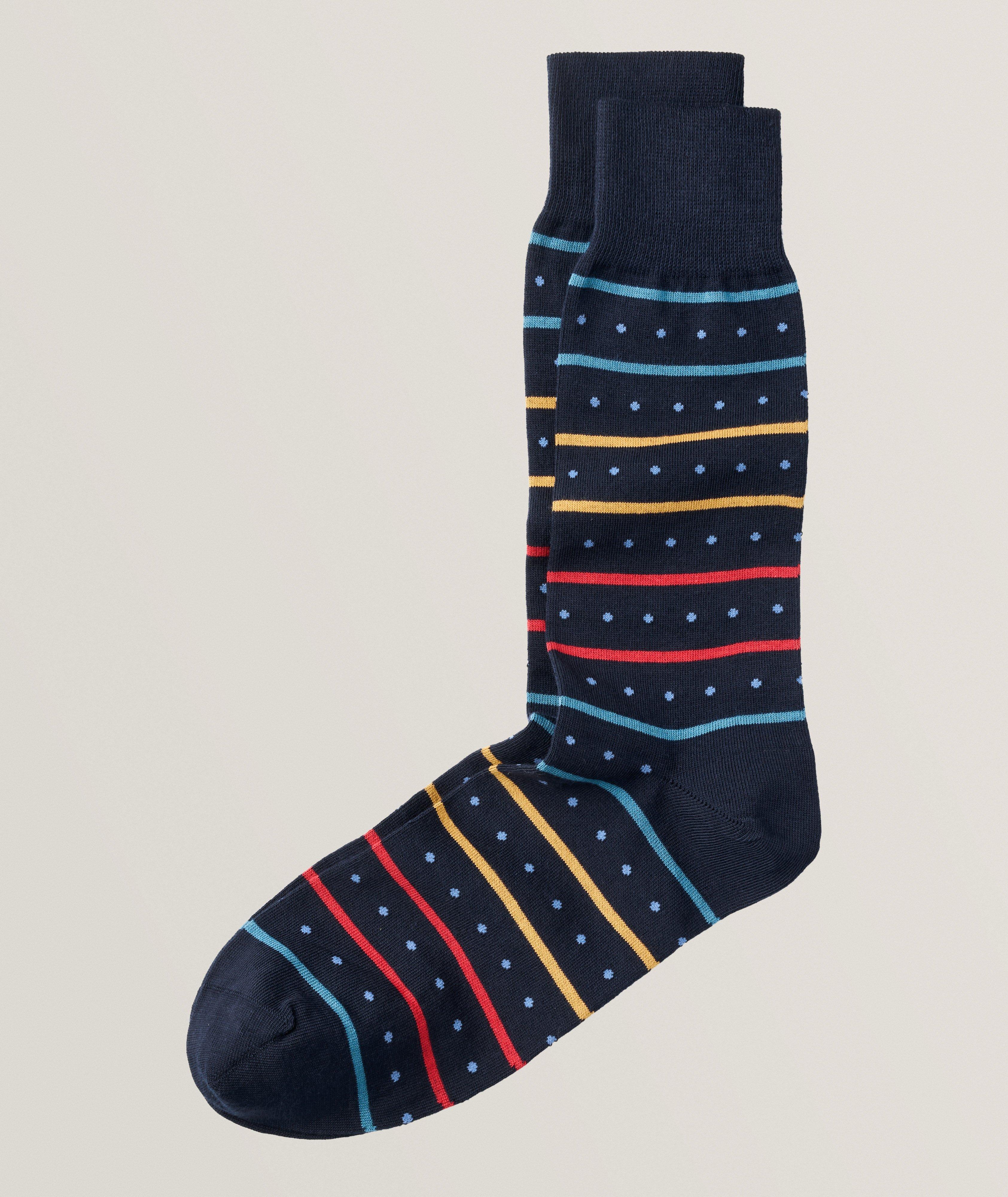Paul Smith Iago Spot & Stripe Socks