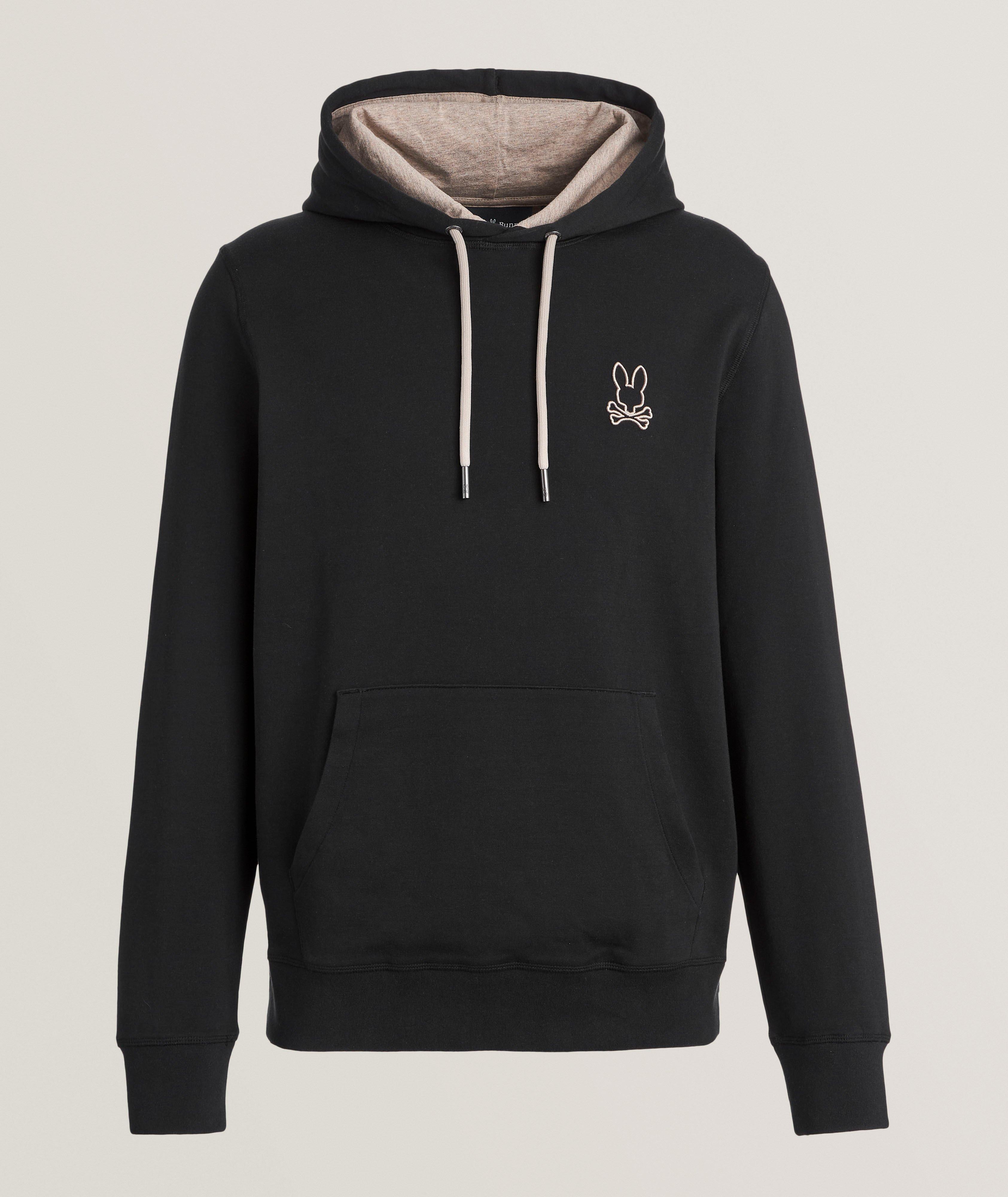 James Logo Cotton Hooded Sweater