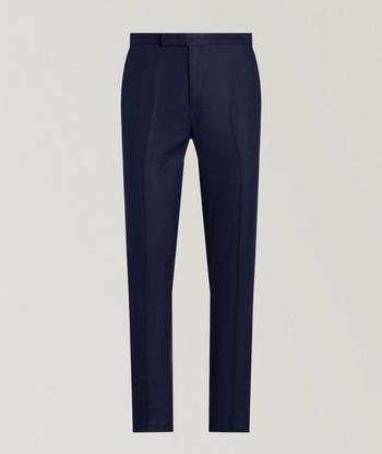 Giorgio Armani Stretch Wool-Canvas Dress Pants | Dress Pants