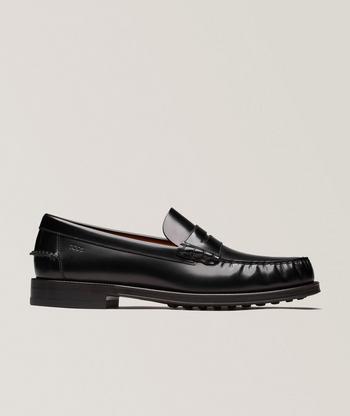 Ferragamo Foster Double Gancini Bit Pebbled Leather Loafers Ferragamo Foster Double Gancini Bit Pebbled Leather Loafers