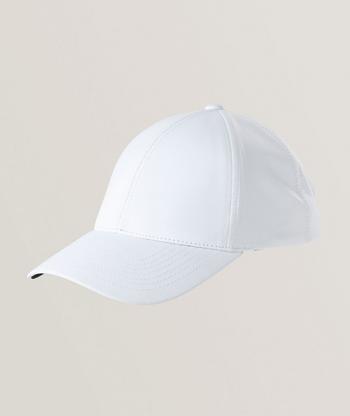 Brunello Cucinelli Embroidered Logo Linen Baseball Cap