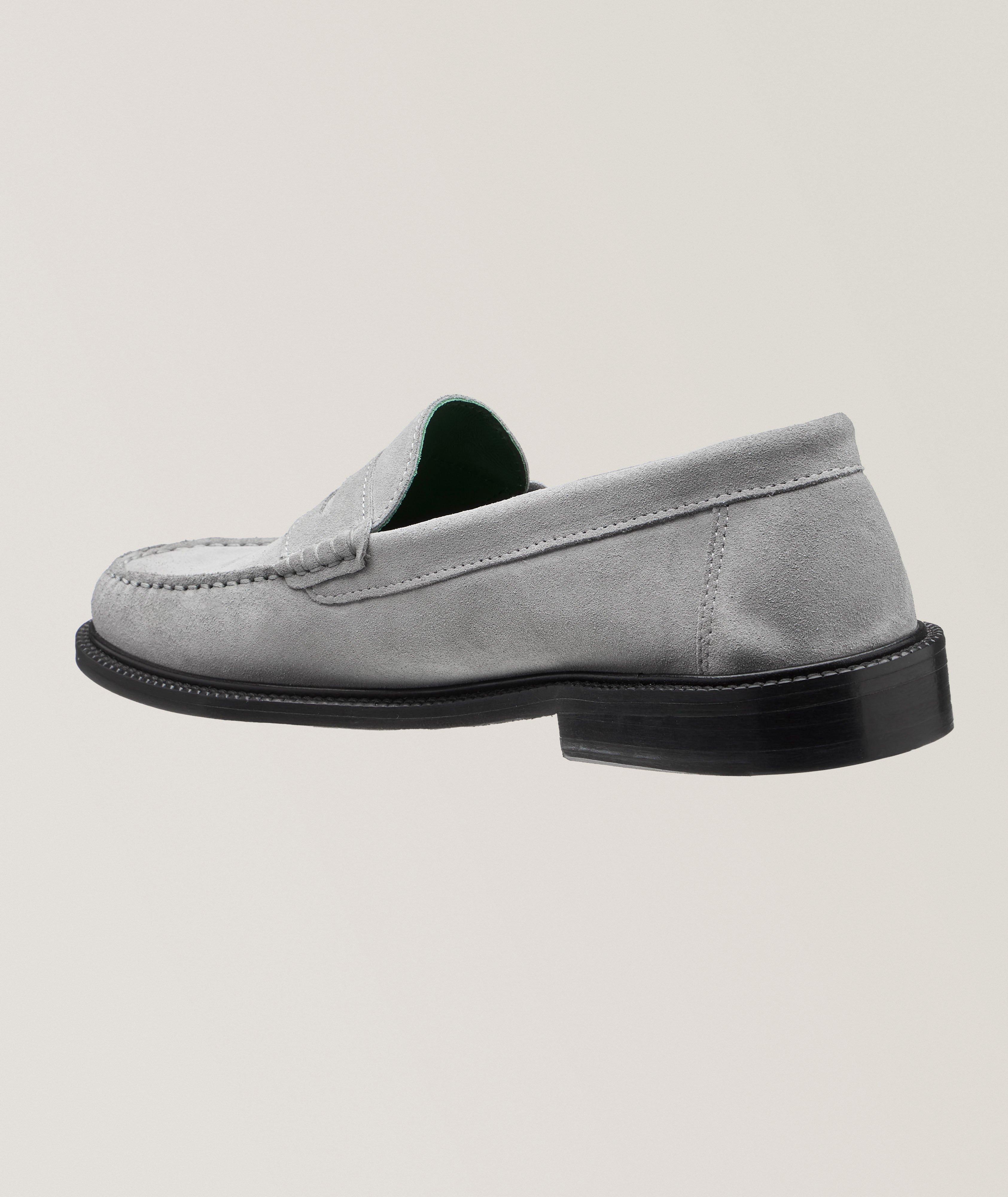 Suede Moccasin Penny Loafers image 1