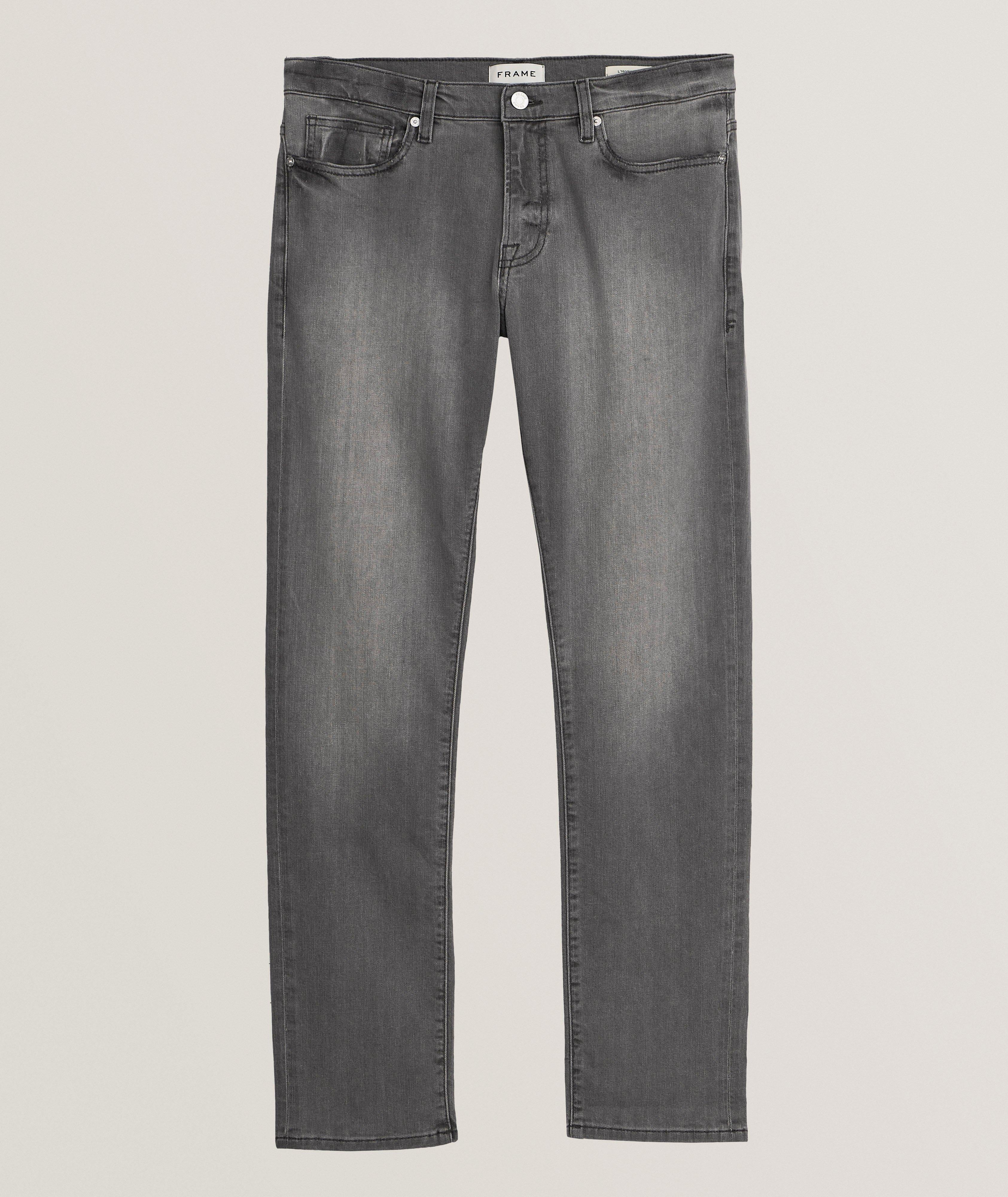 Frame L'Homme Slim Stretch-Cotton Jeans