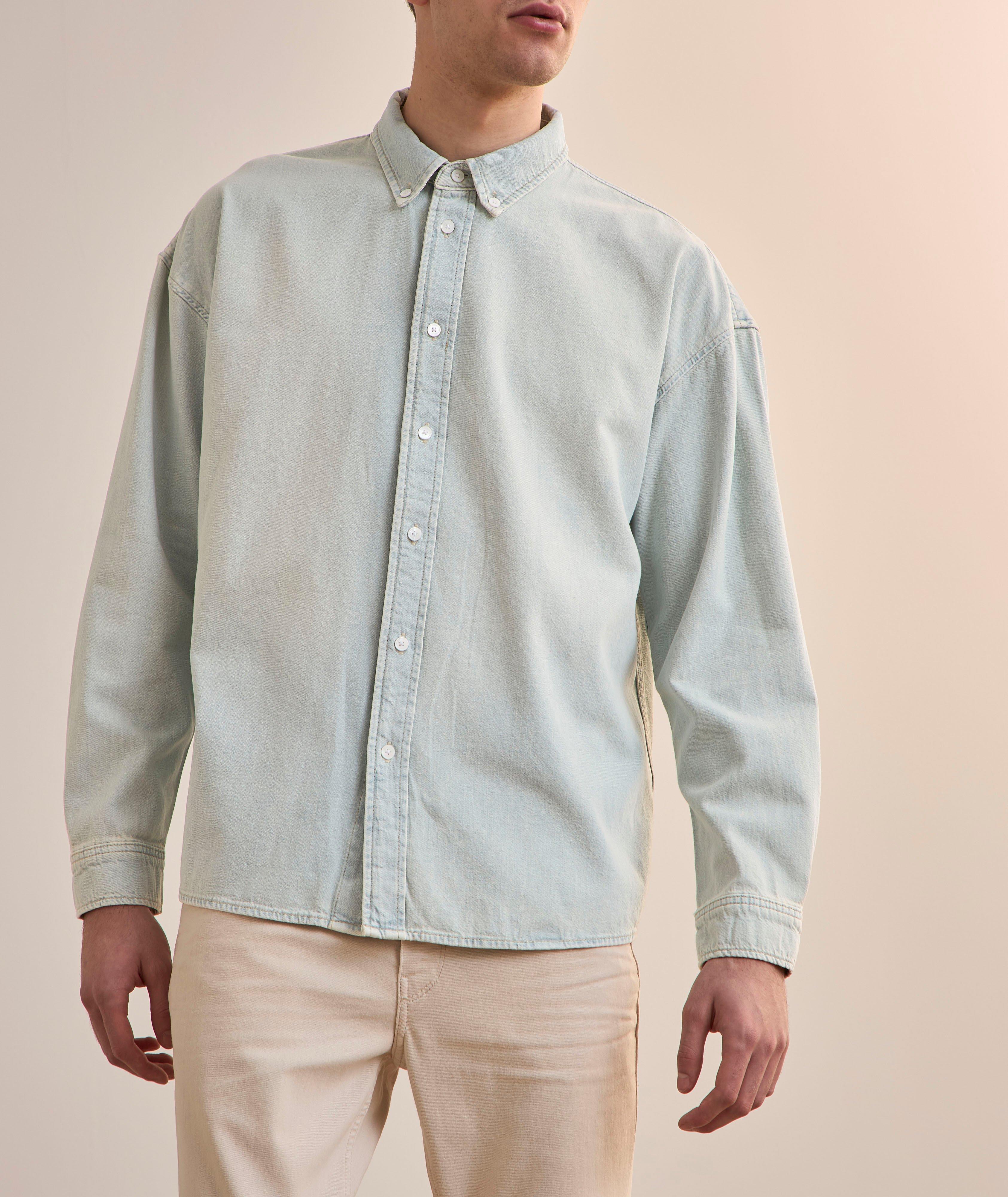 Chemise décontractée en denim image 1