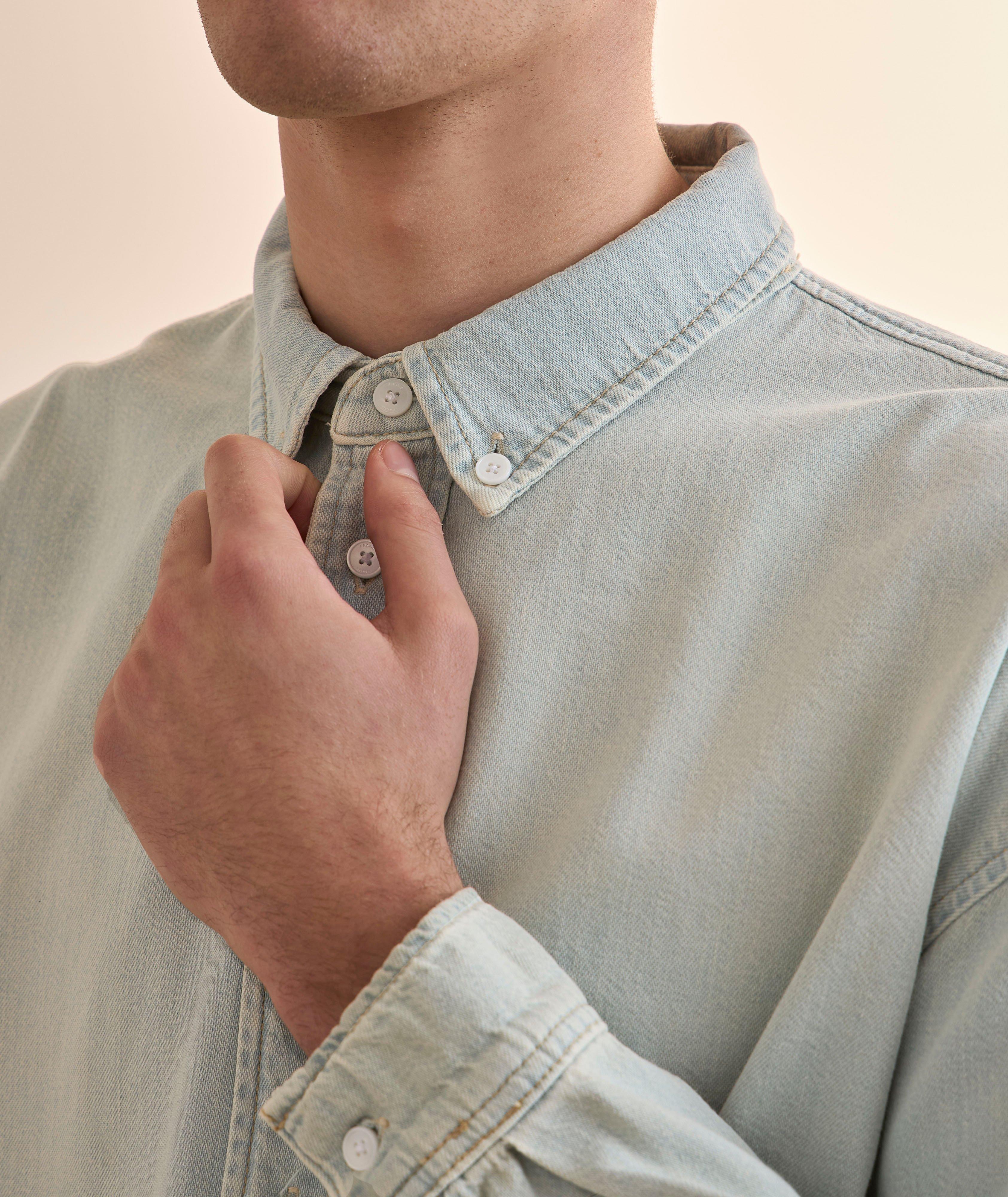 Chemise décontractée en denim image 3