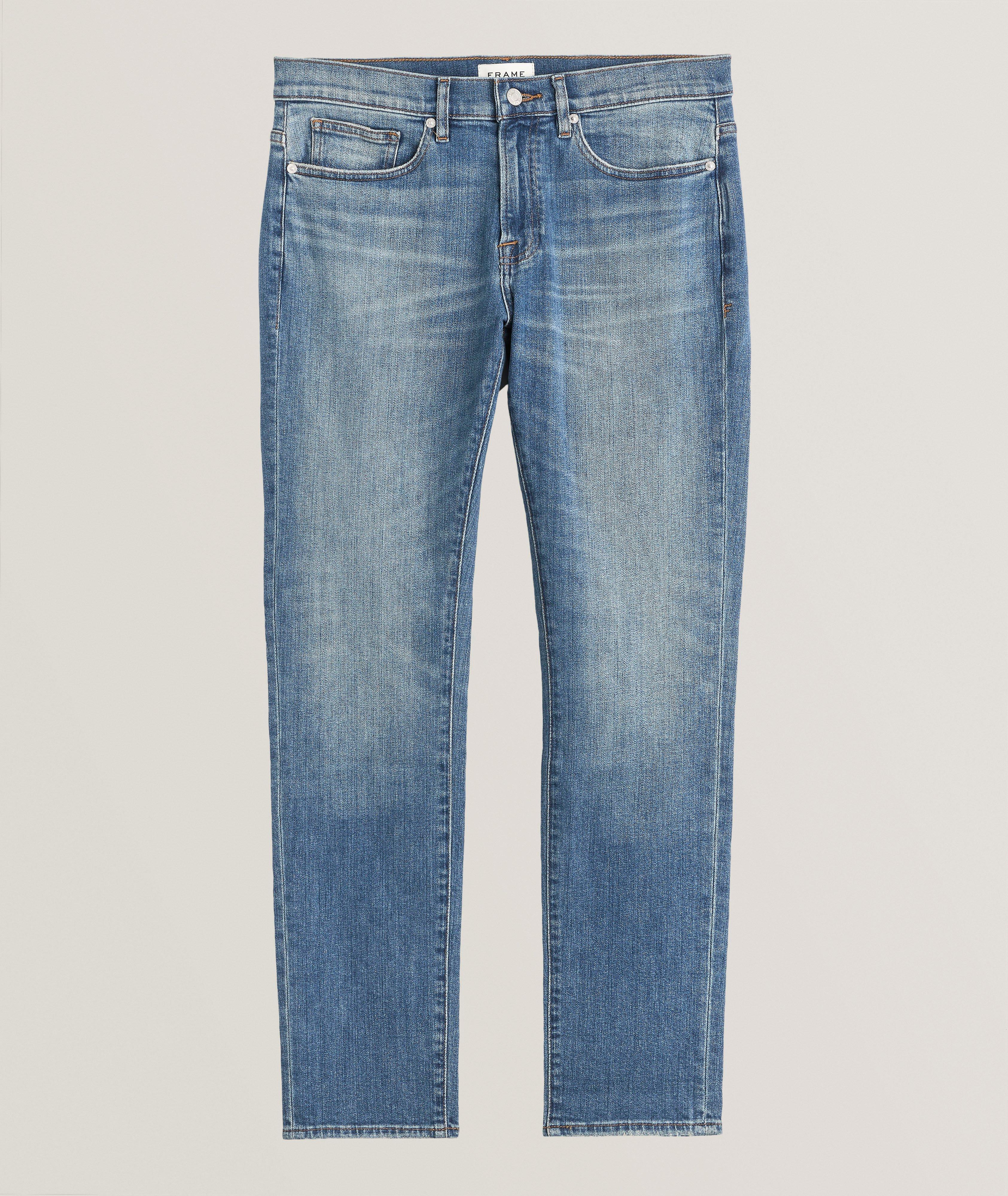 Frame L'Homme Slim Stretch-Cotton Jeans