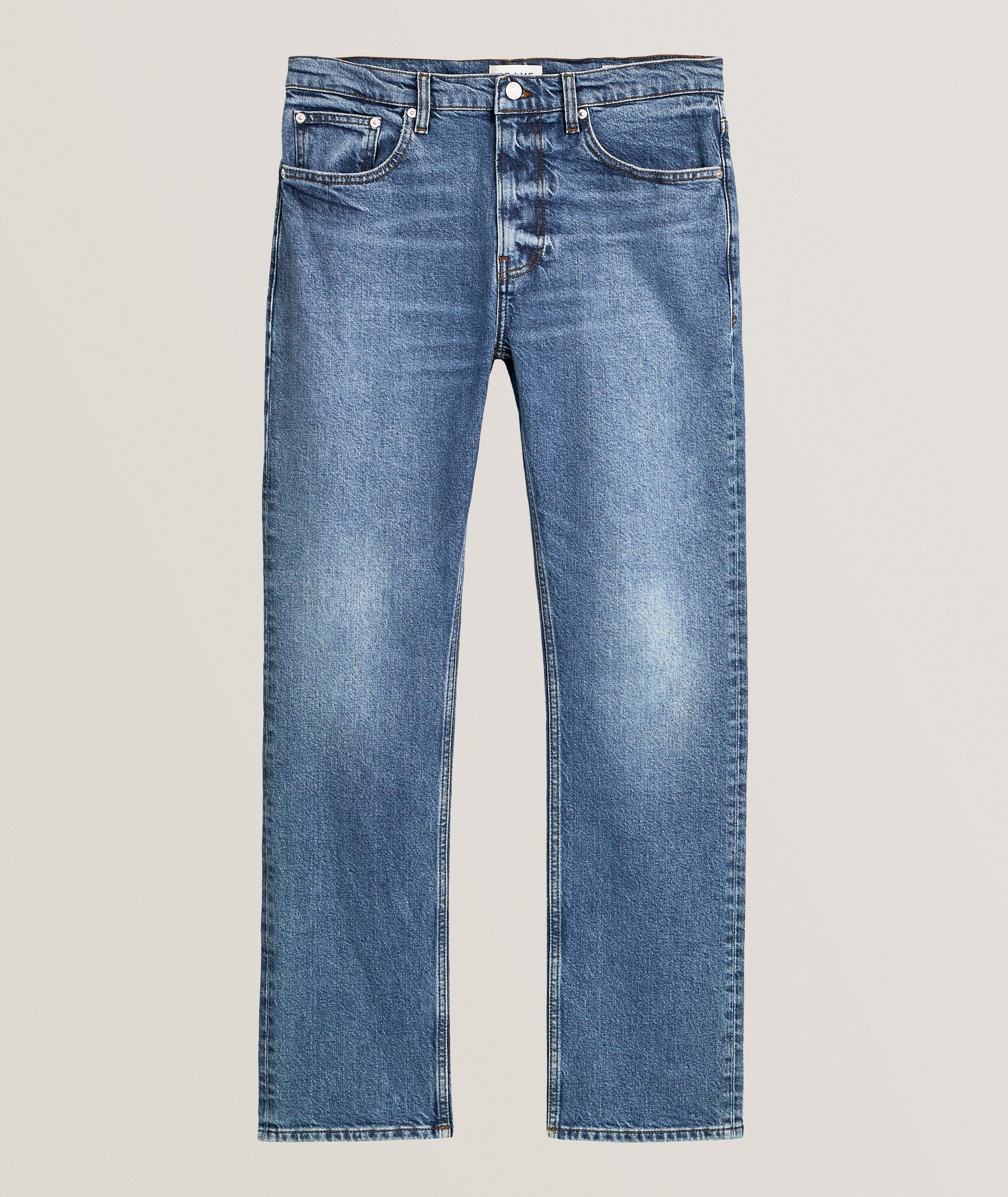 Modern Straight Stretch-Cotton Jeans image 0