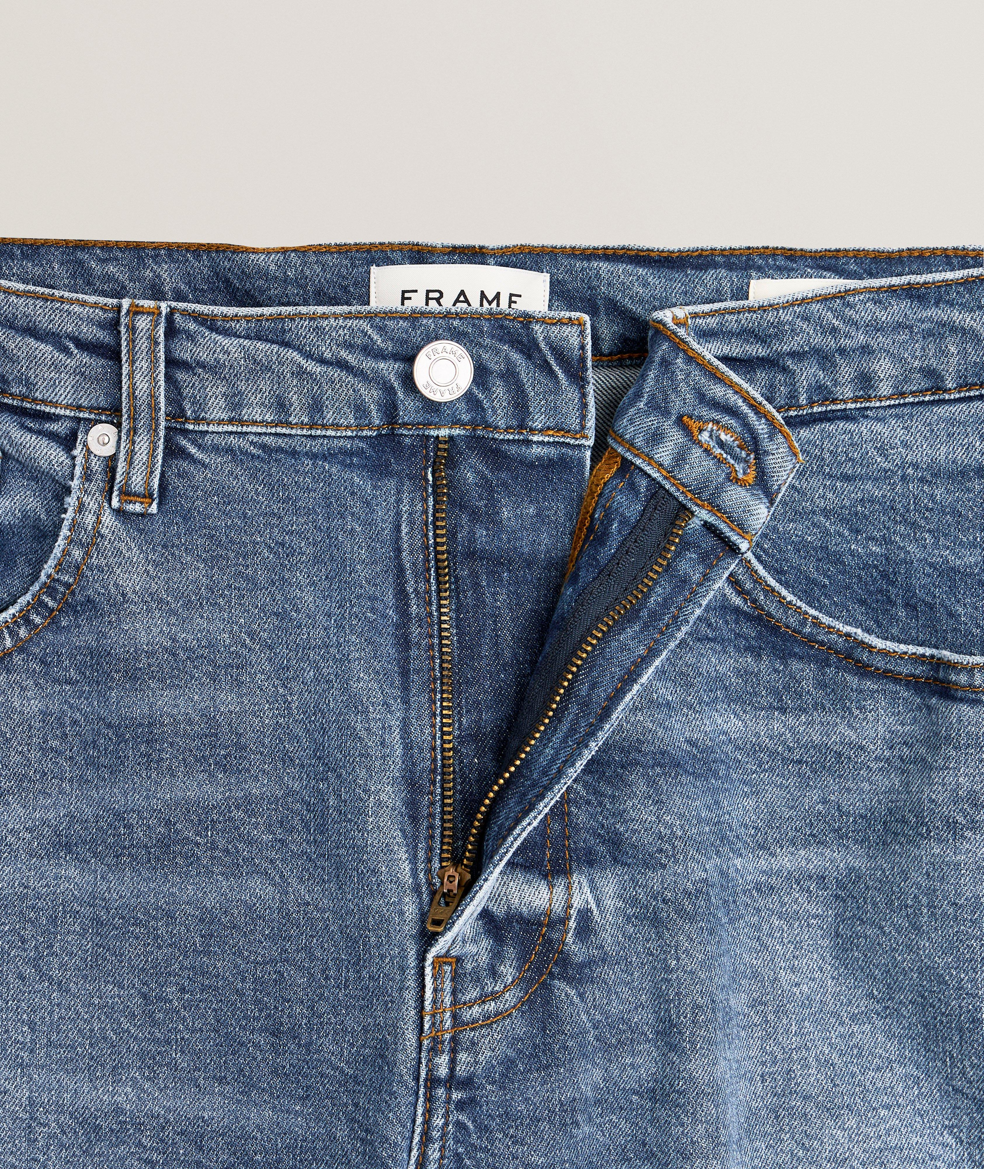 Modern Straight Stretch-Cotton Jeans image 1