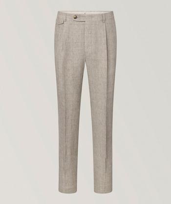 Brunello Cucinelli Prince of Wales Wool-Cashmere Pants