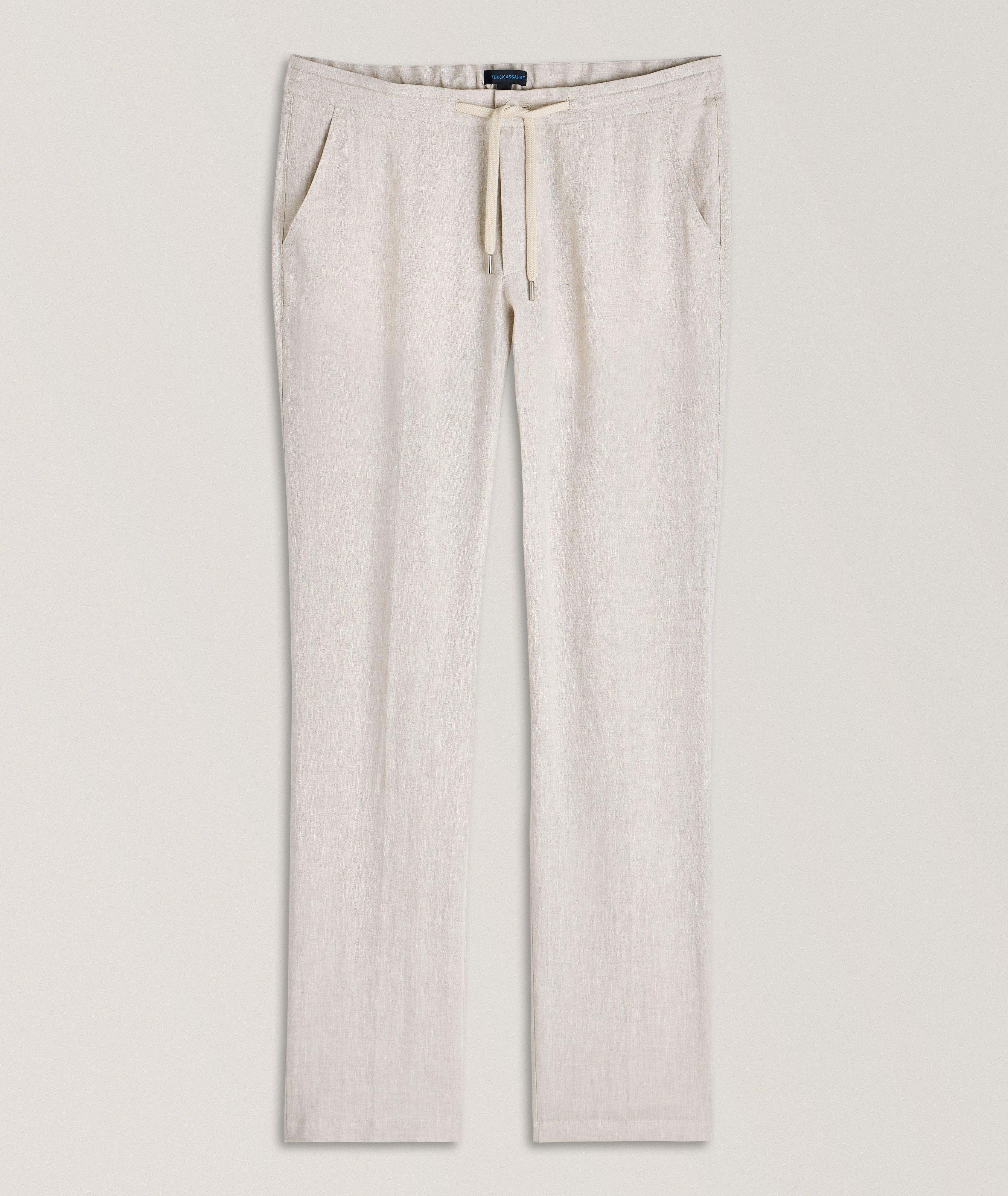 Linen Drawstring Pants