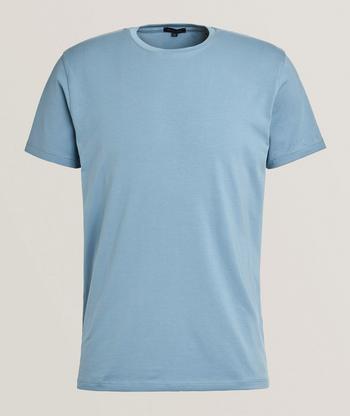 Tシャツ・カットソー GIORGIO ARMANI Biscuit Stretch Viscose Blend T-Shirt Giorgio Armani Stretch-Viscose Icon T-Shirt | Harrods US
