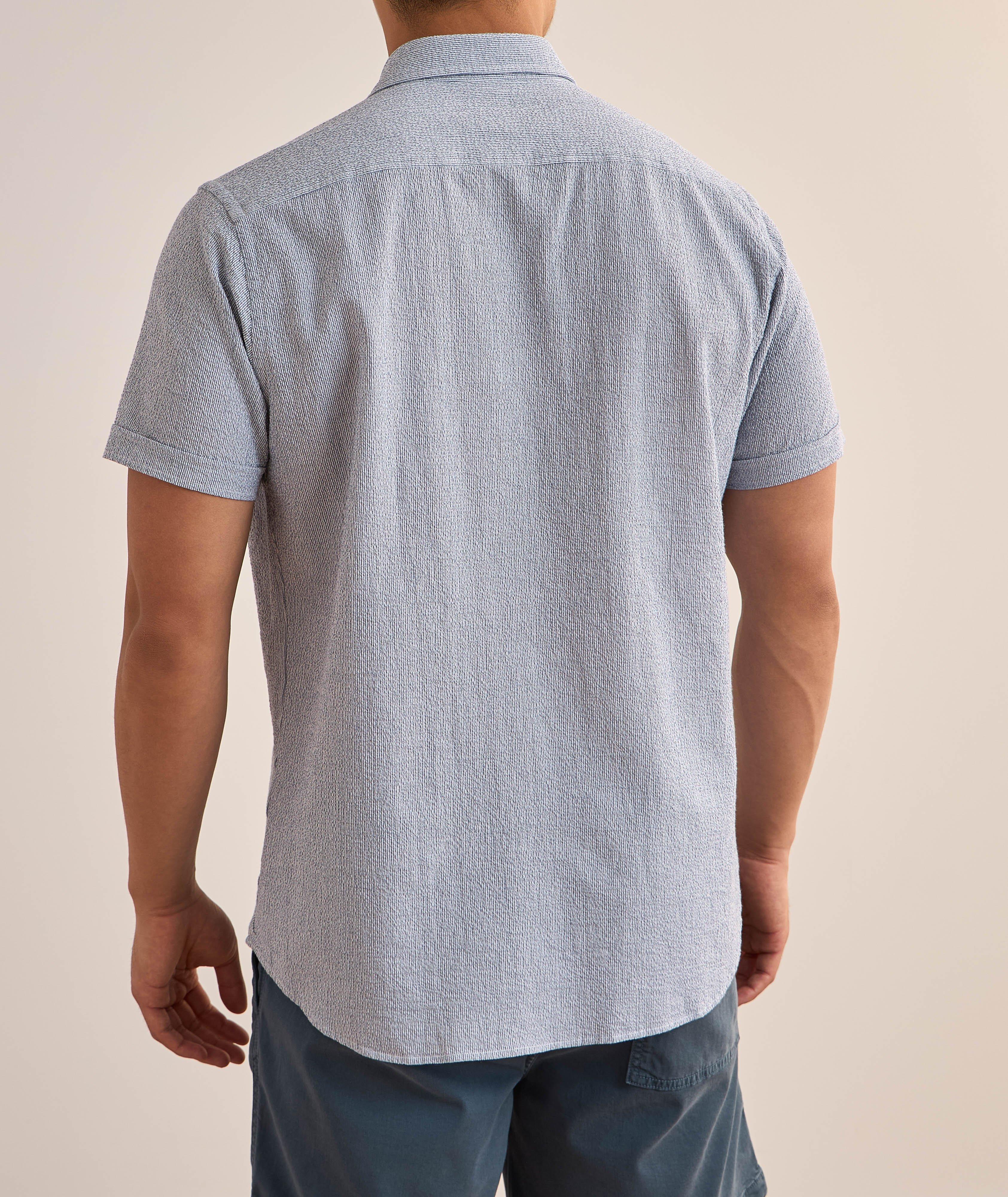 Chemise en toile seersucker à fines rayures image 2