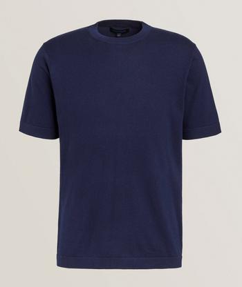Thom Browne RWB Striped Trim Rugby Cotton T-Shirt | T-Shirts