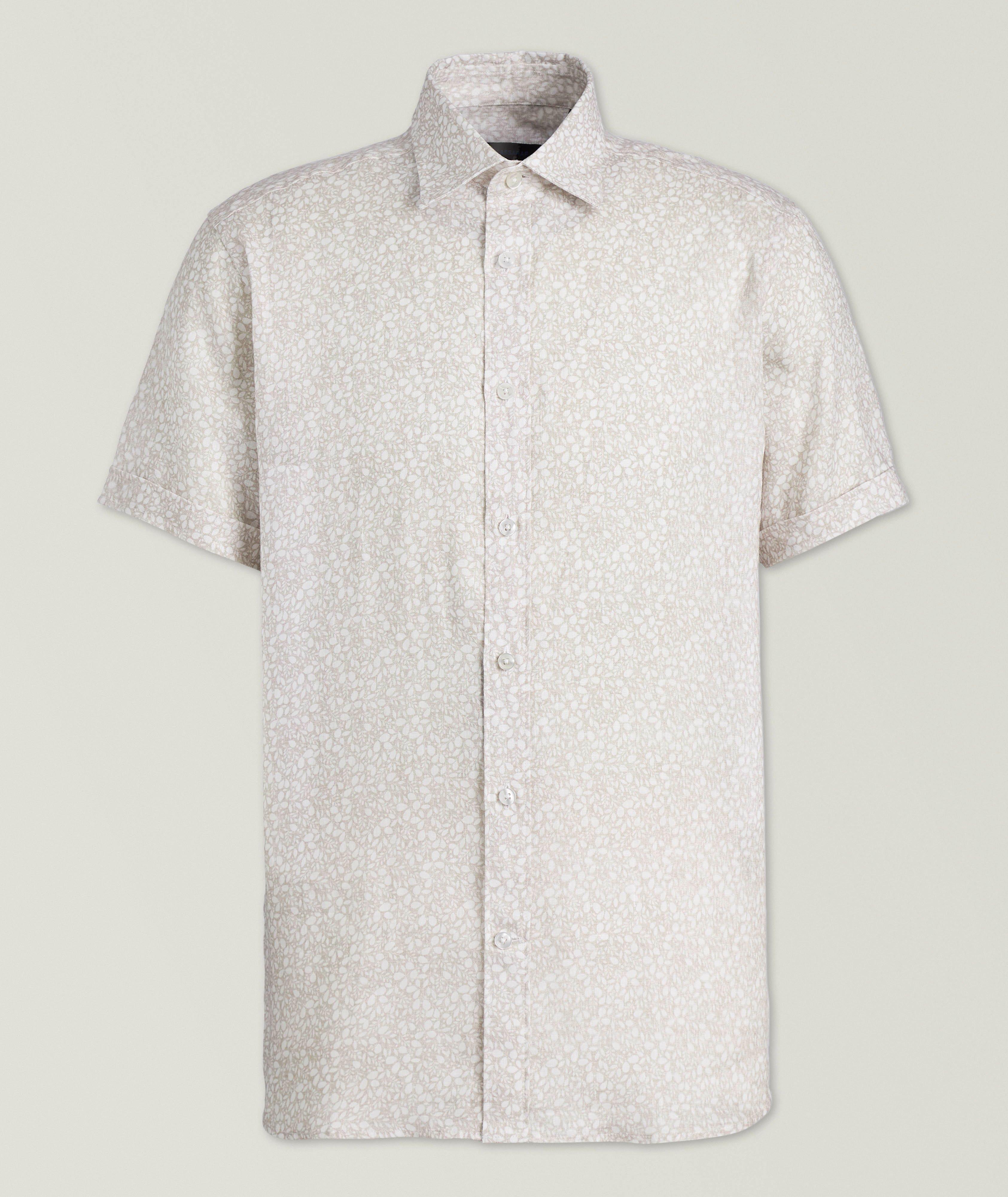 Printed Linen Shirt image 0