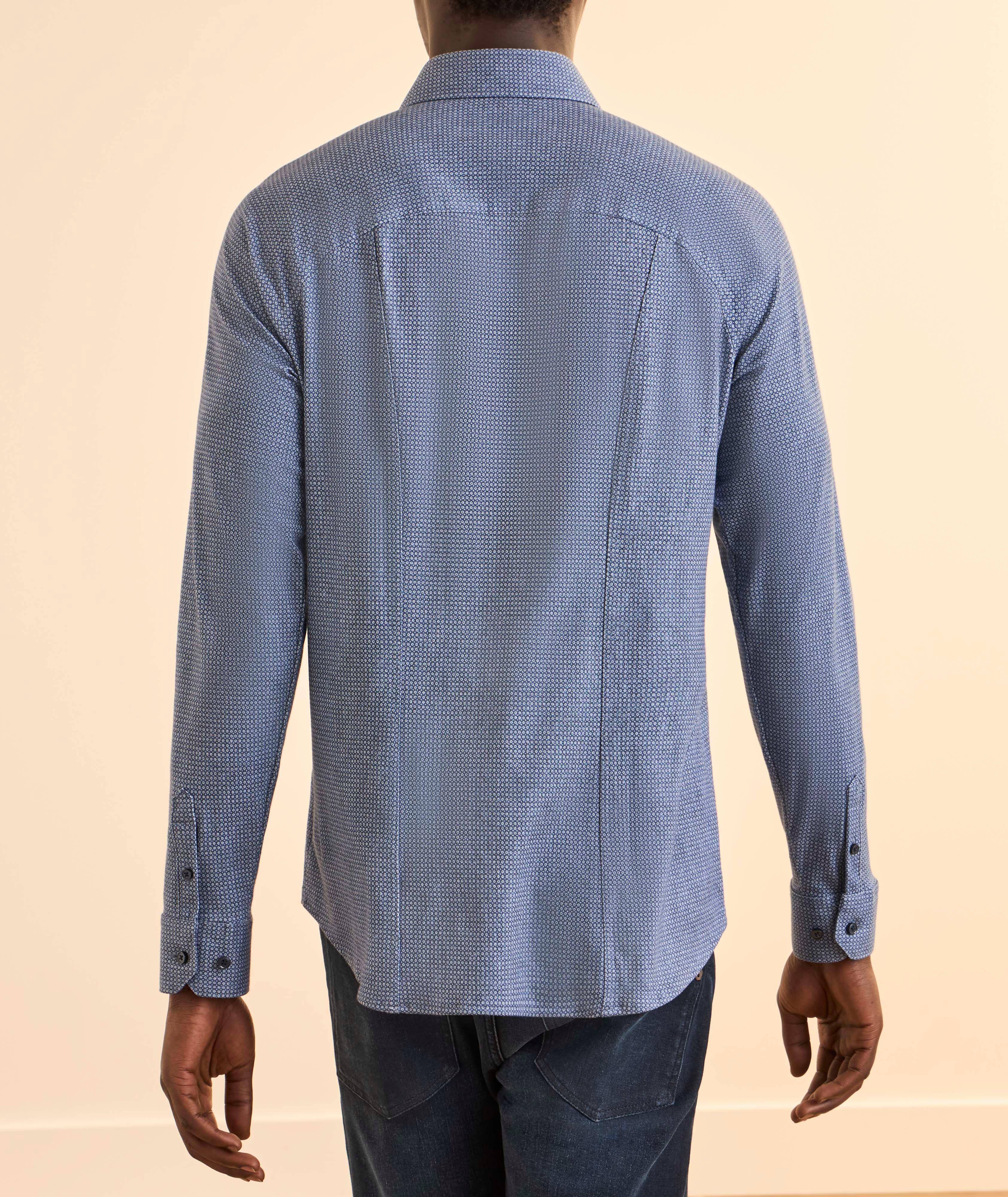 Circle Neat-Print Cotton Jersey Shirt  image 2