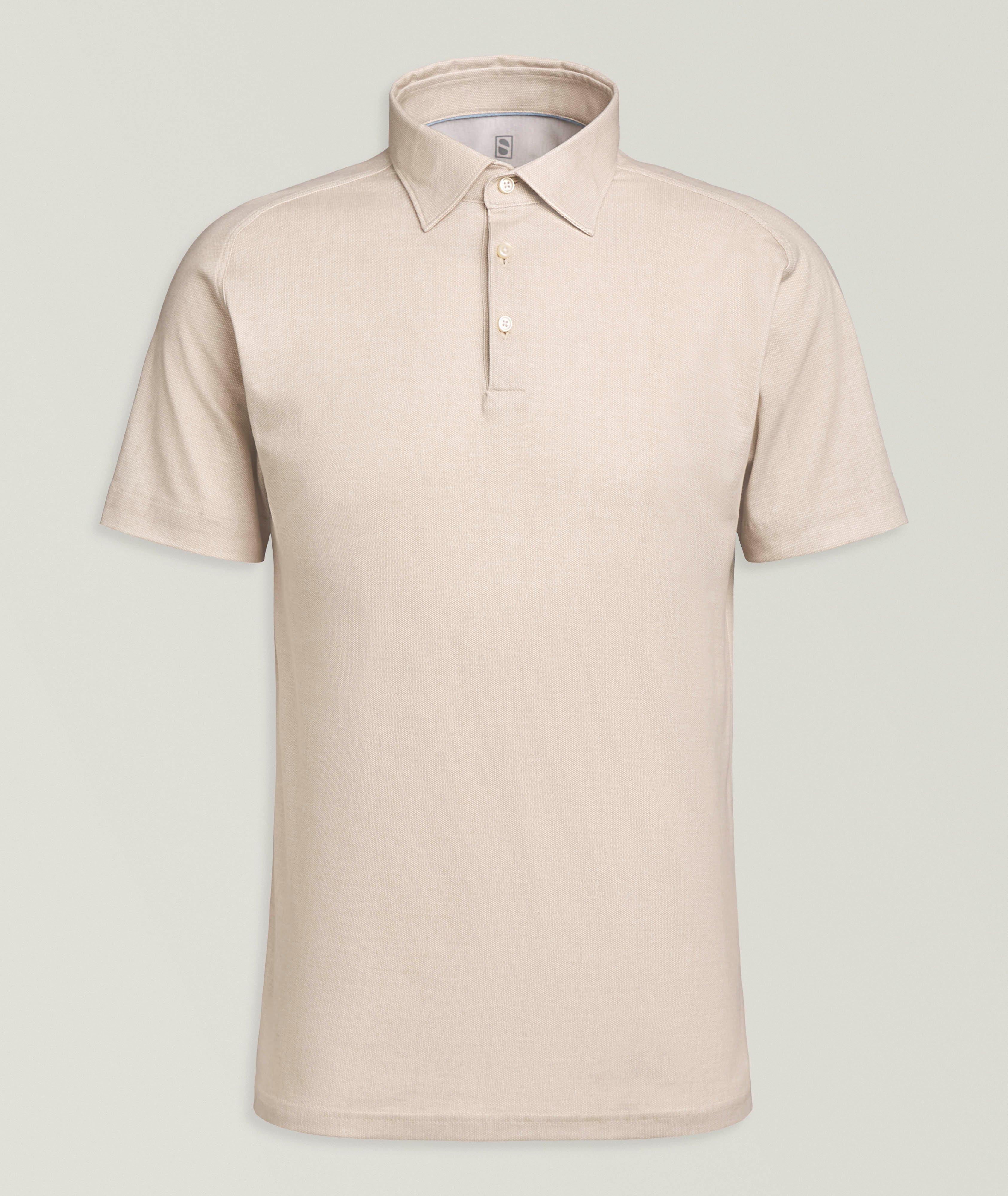 DESOTO Interlock Jersey Cotton Piqué Polo
