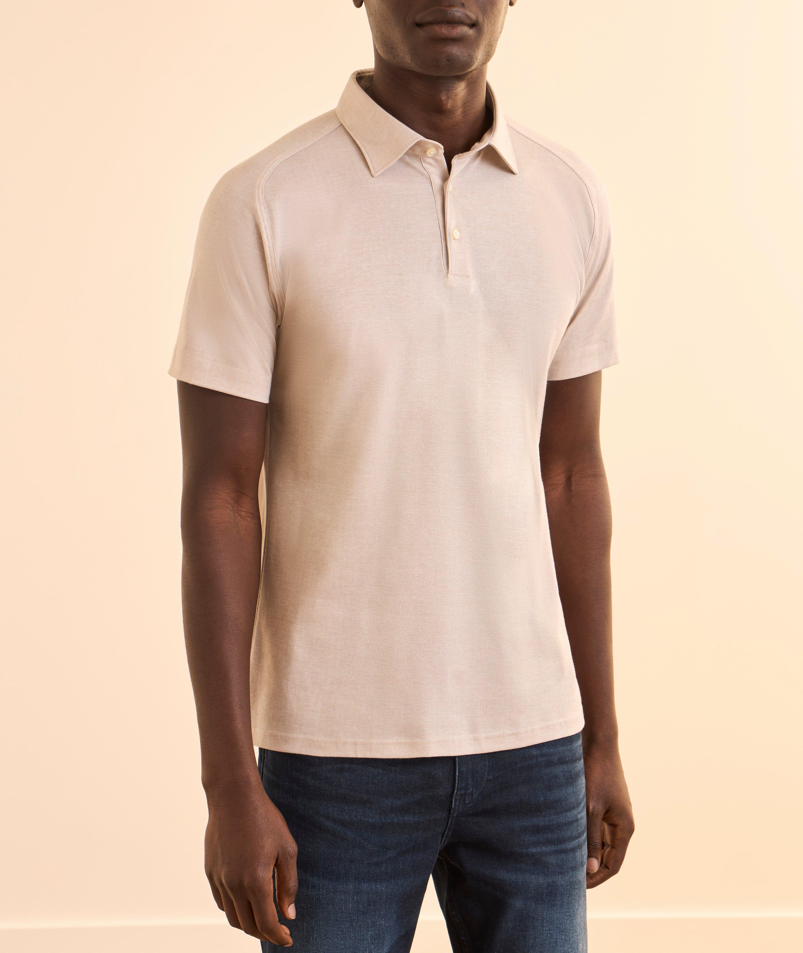 Interlock Jersey Cotton Piqué Polo image 1