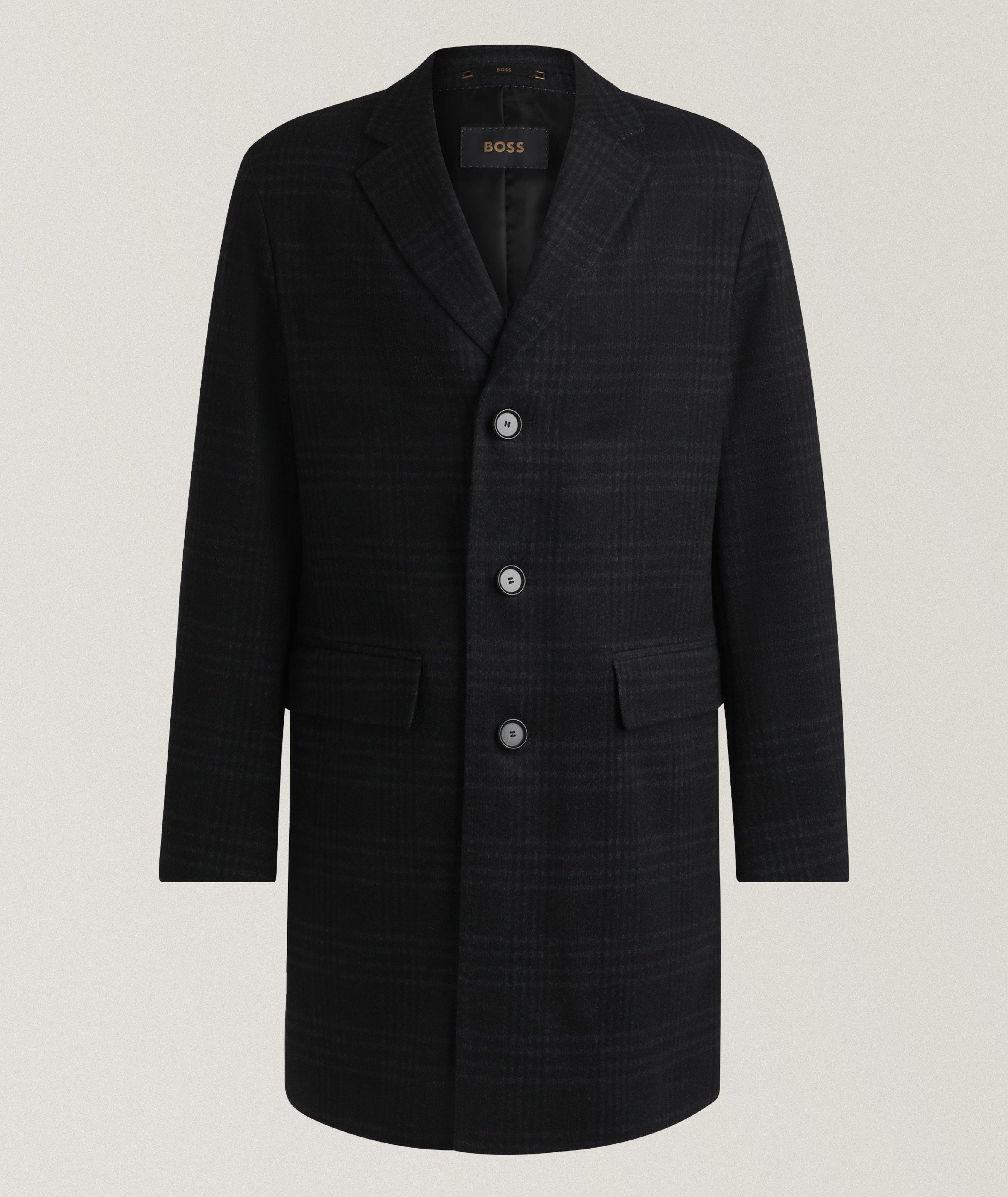 Henk Check Wool-Cashmere Coat