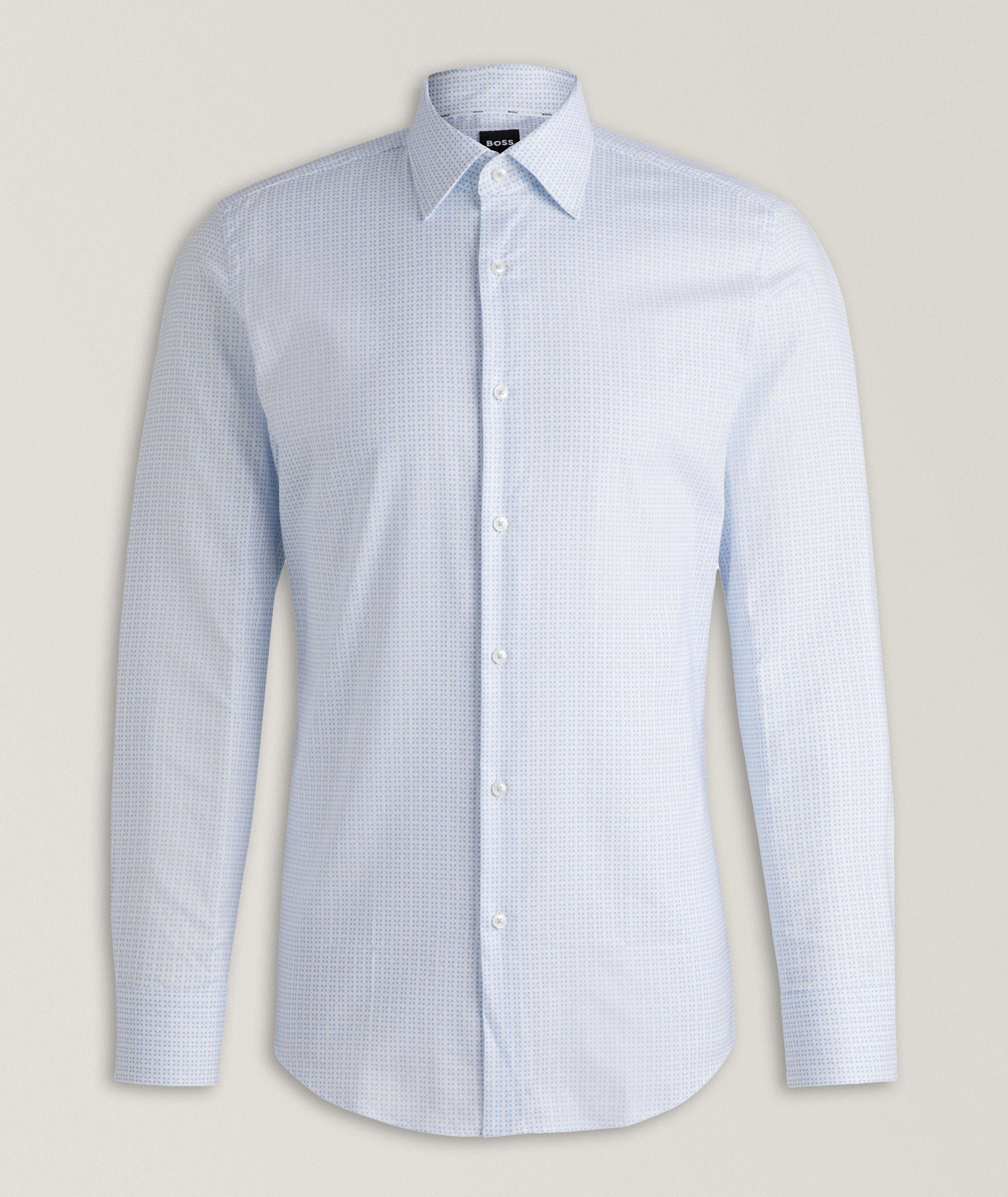 Hank Printed Cotton Oxford Shirt