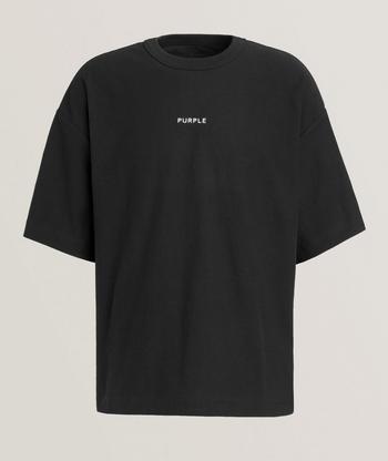 Moncler Flocked Logo Cotton T-Shirt | T-Shirts | Harry Rosen