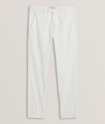 Brunello Cucinelli Tailor-Fit Pleated Cotton Pants | Dress