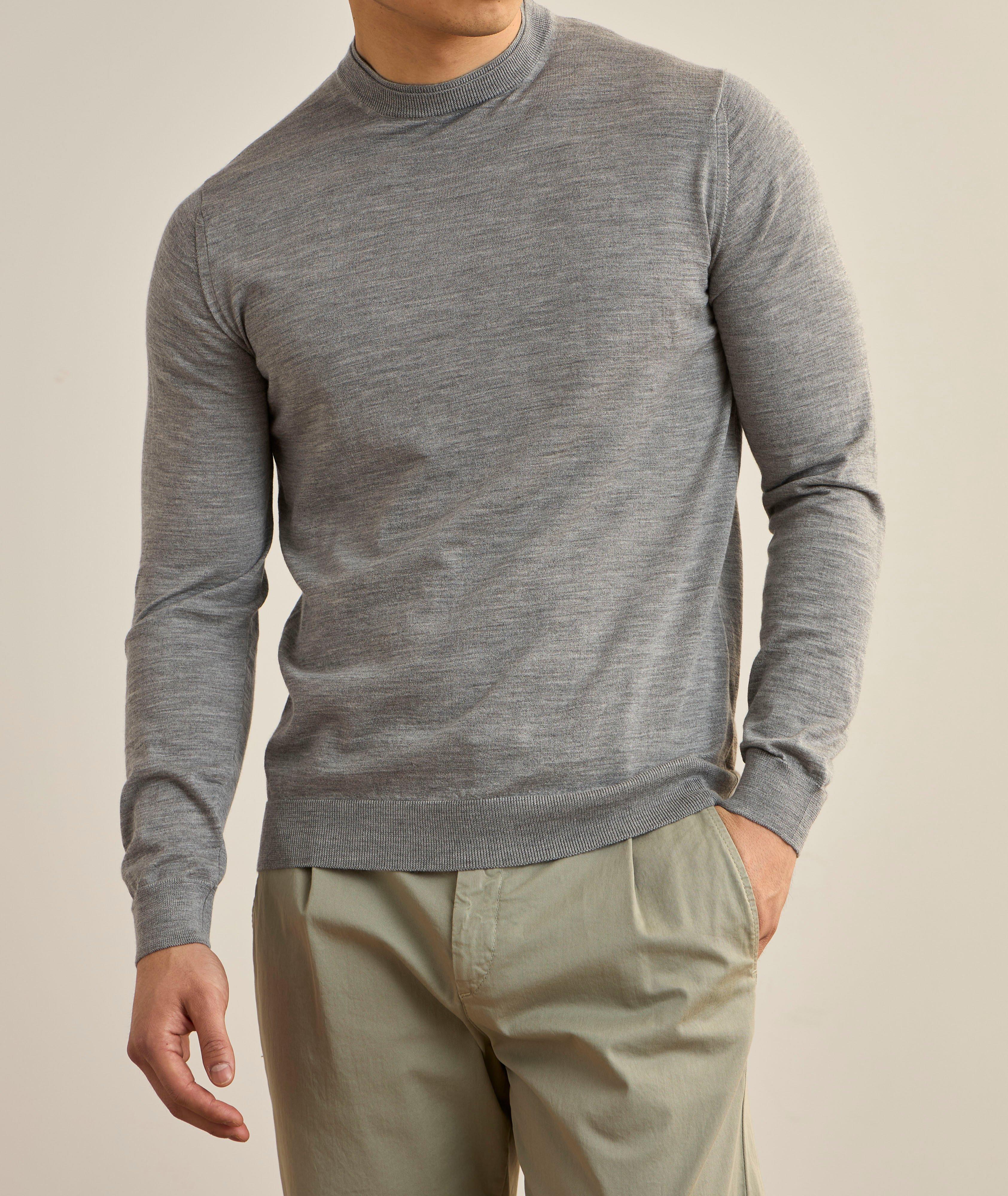 Pull en laine à col double image 1