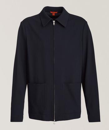 Moncler Wool-Blend Gabardine Overshirt | Coats | Harry Rosen