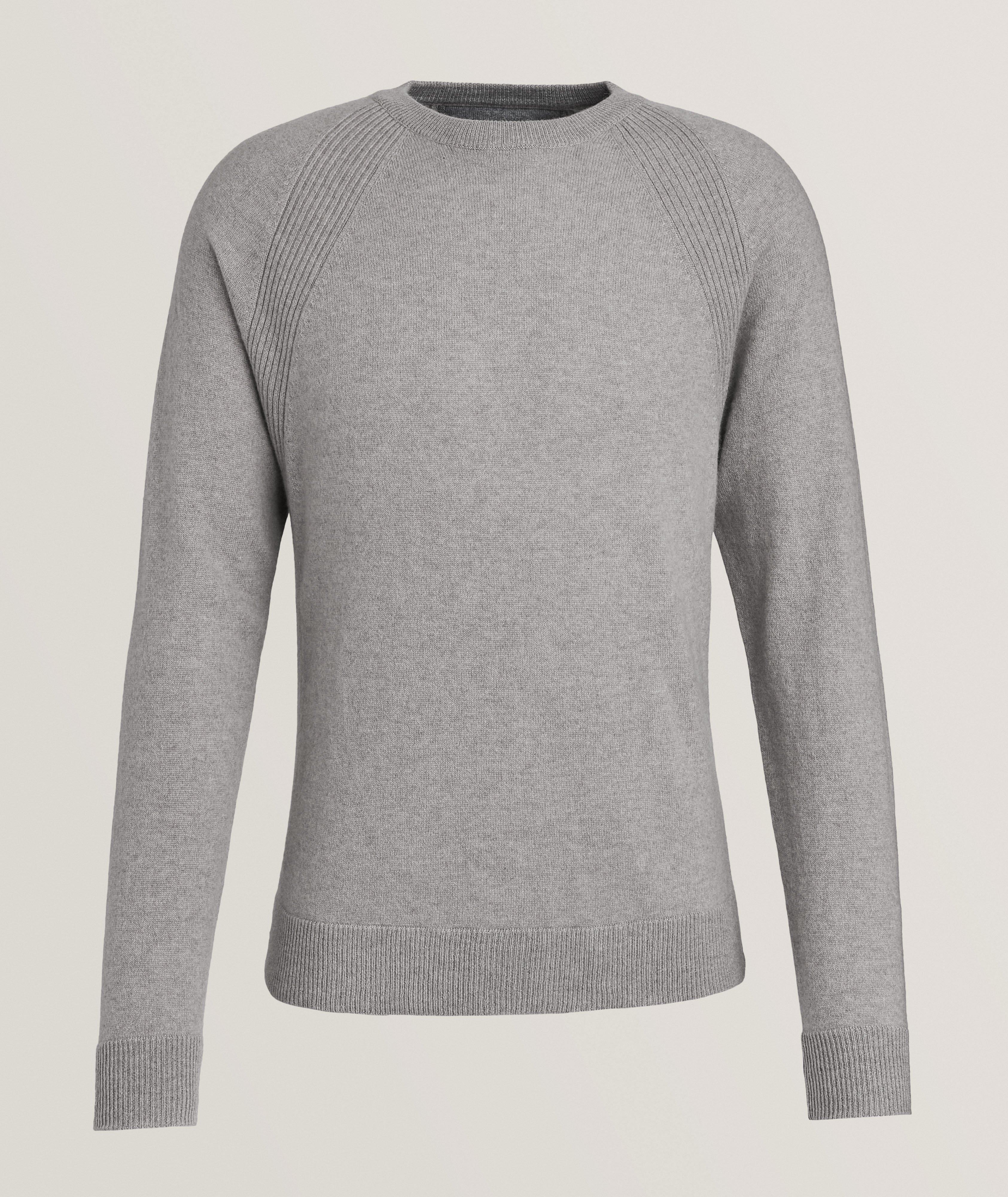 Raffi Cashmere Raglan Crewneck Sweater