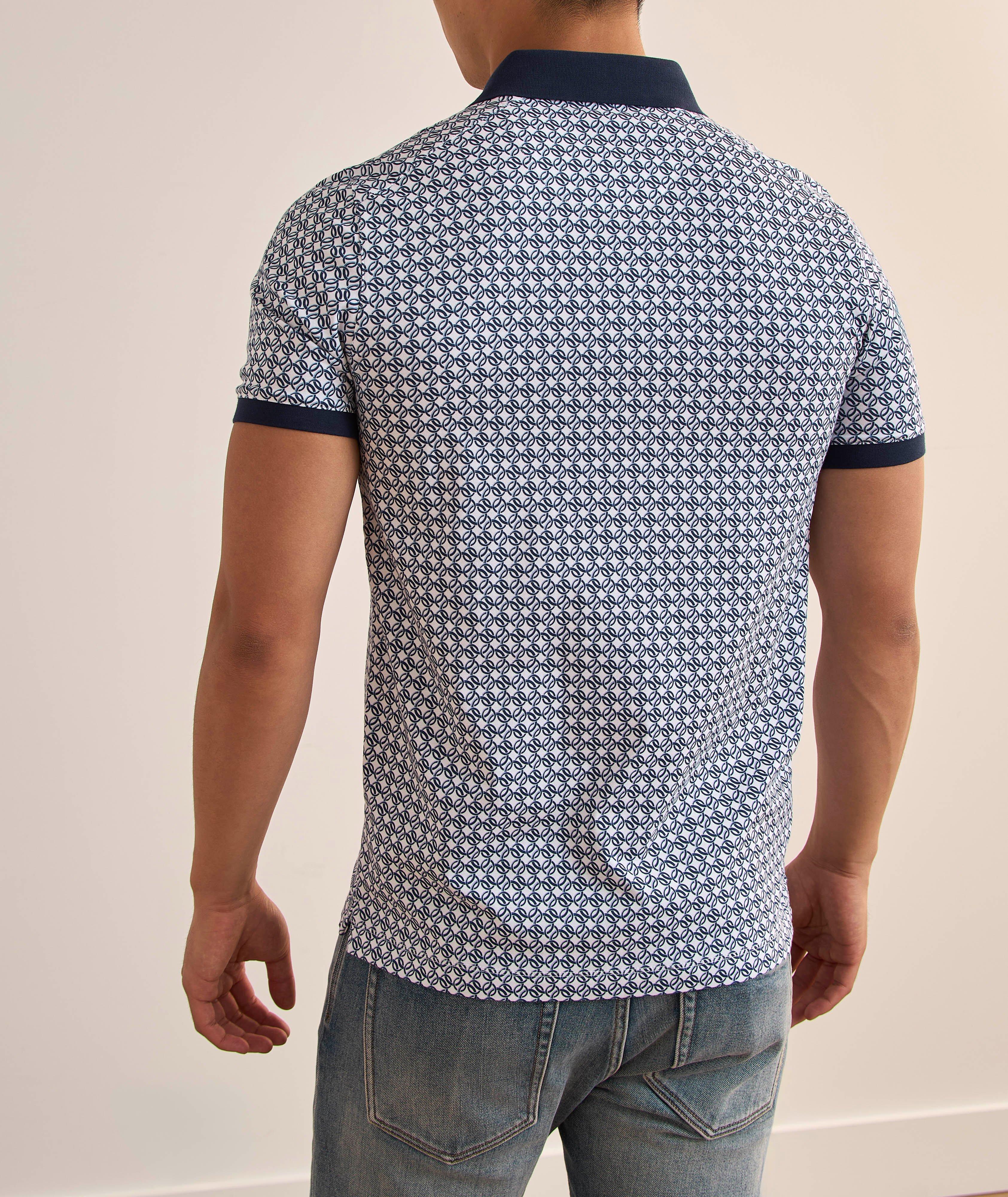 Interlocking Circle-Print Cotton Polo  image 2