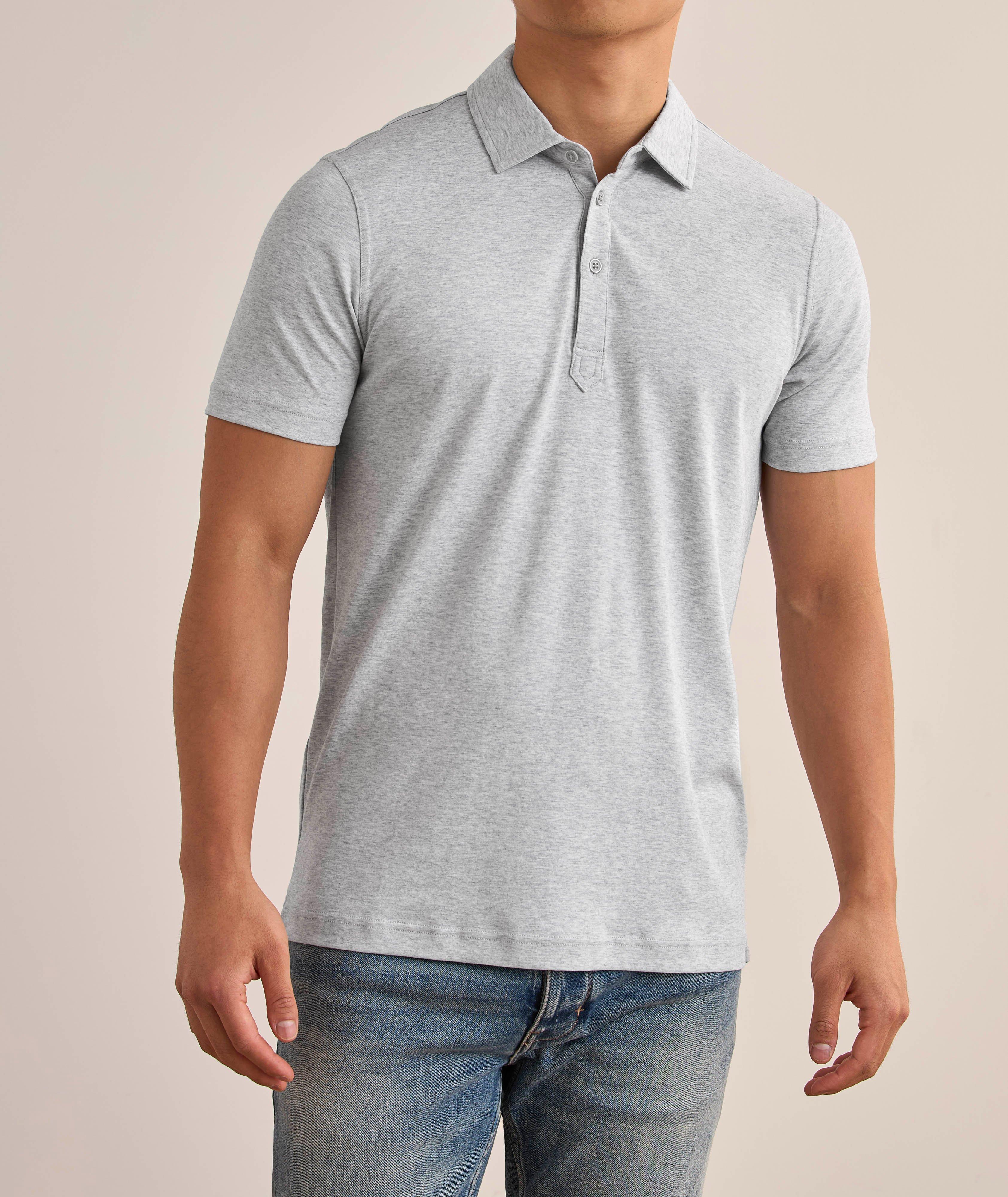 Sherwood Aqua Cotton Polo  image 1