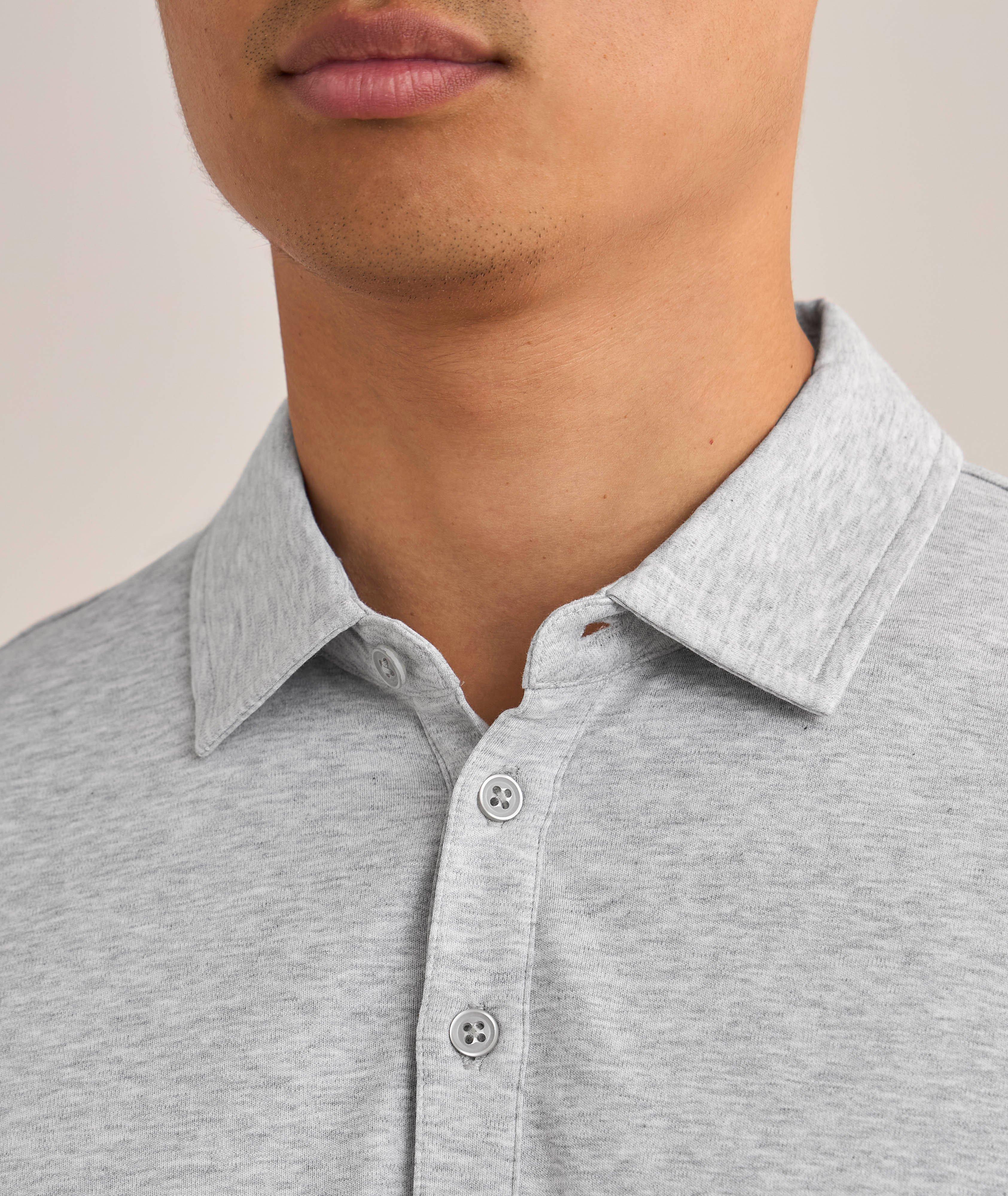 Sherwood Aqua Cotton Polo  image 3