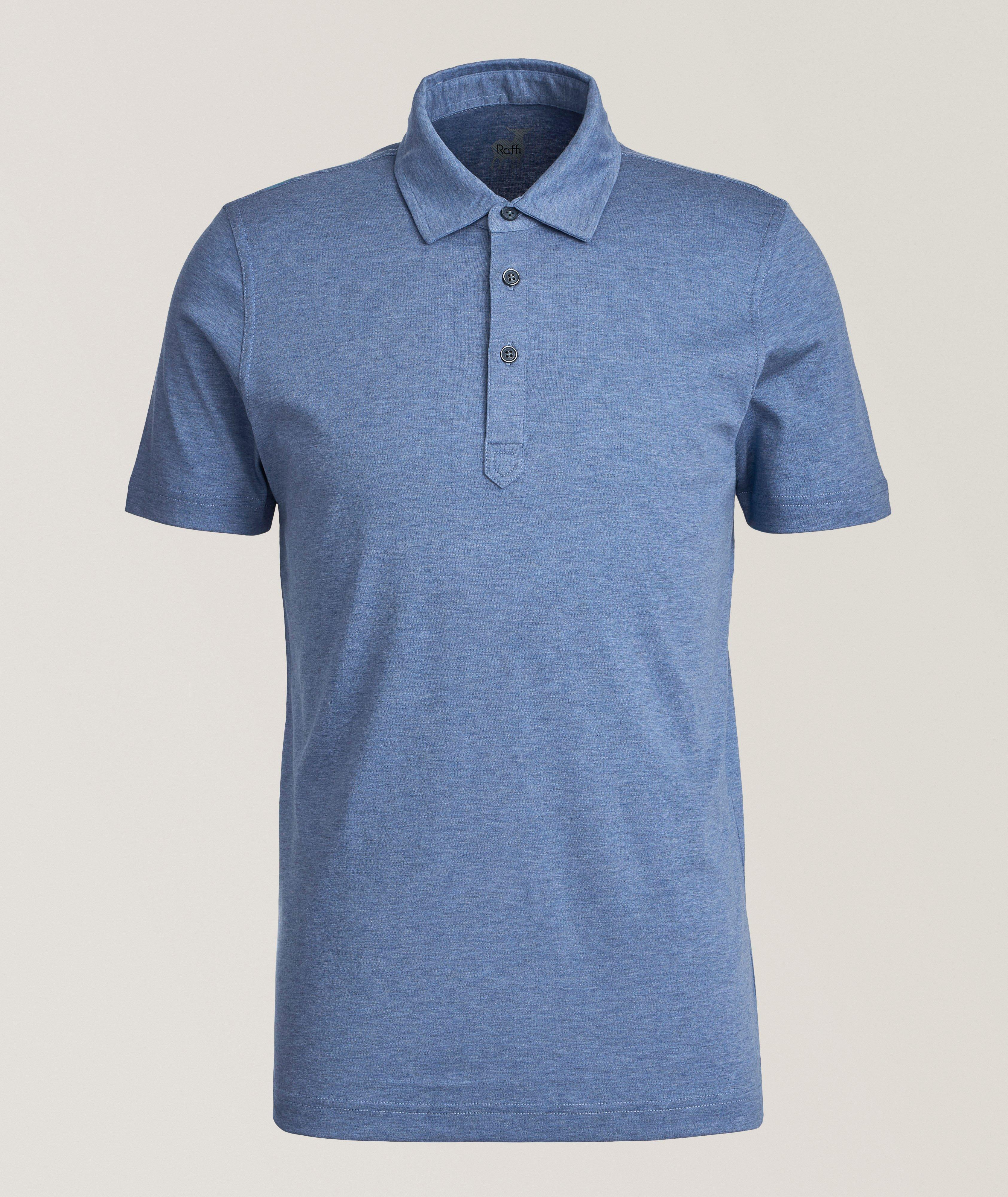 Raffi Polo Sherwood en coton Aqua