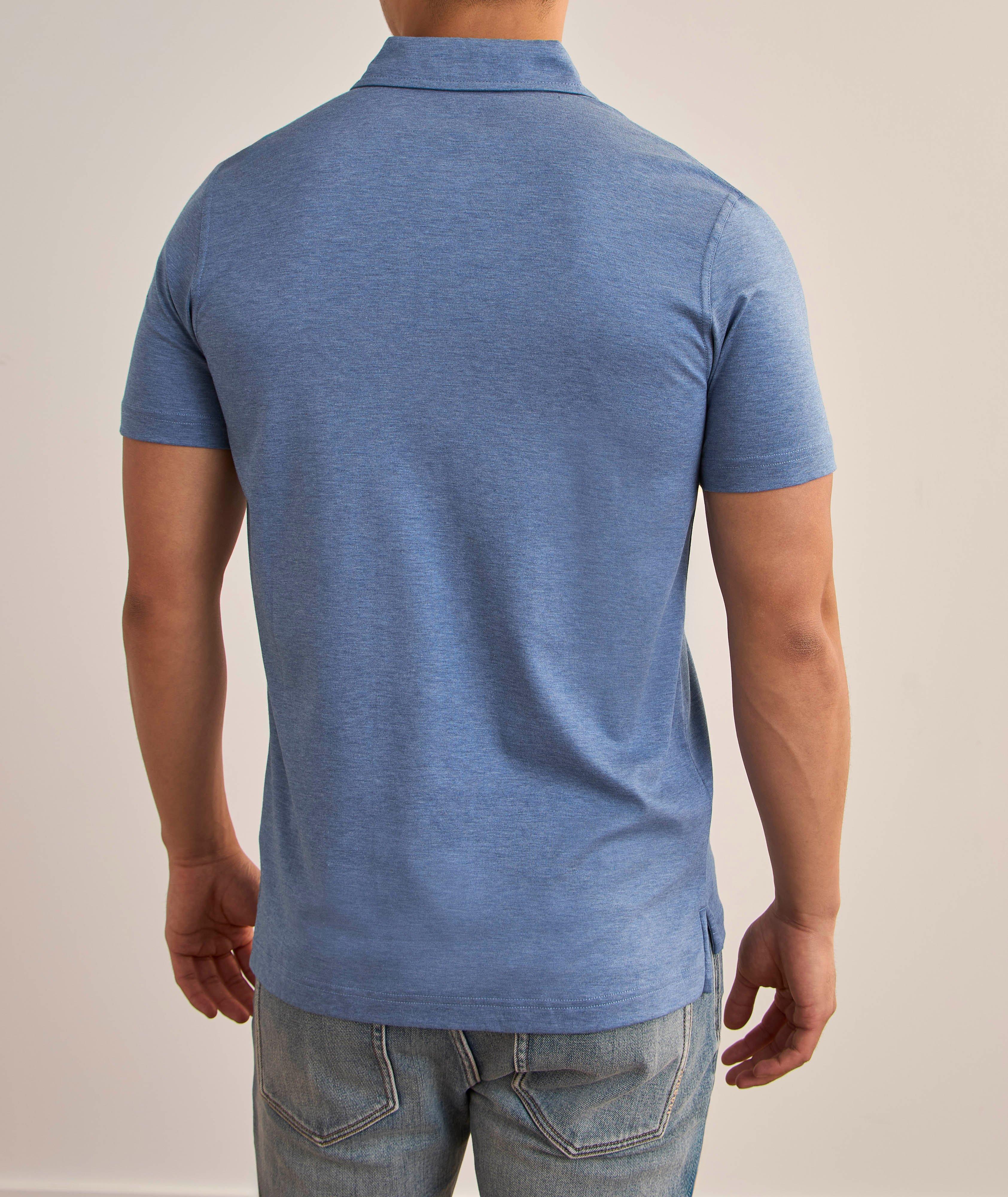 Sherwood Aqua Cotton Polo  image 2