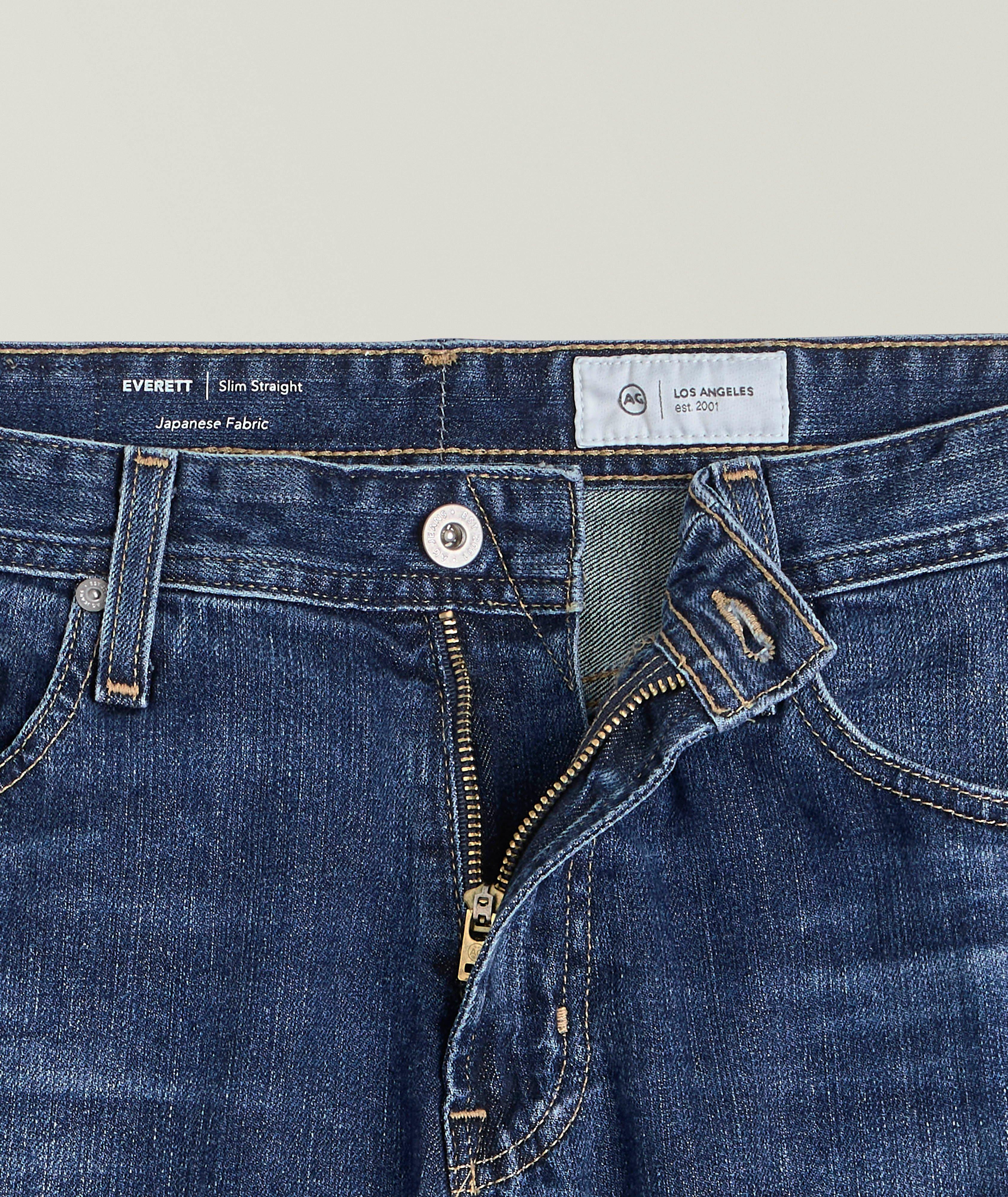 Everett Slim Straight Vapor Wash Jeans image 1