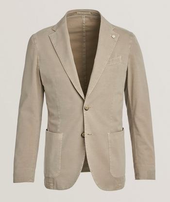Ralph Lauren Purple Label Kent Linen-Silk Suit Jacket