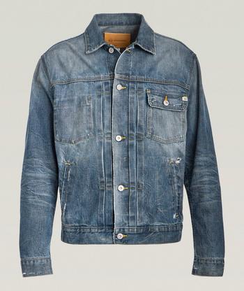 Brunello Cucinelli★素敵！Monili Bead Detail Denim Jacket brunello-cucinelli-Blue-Bead-