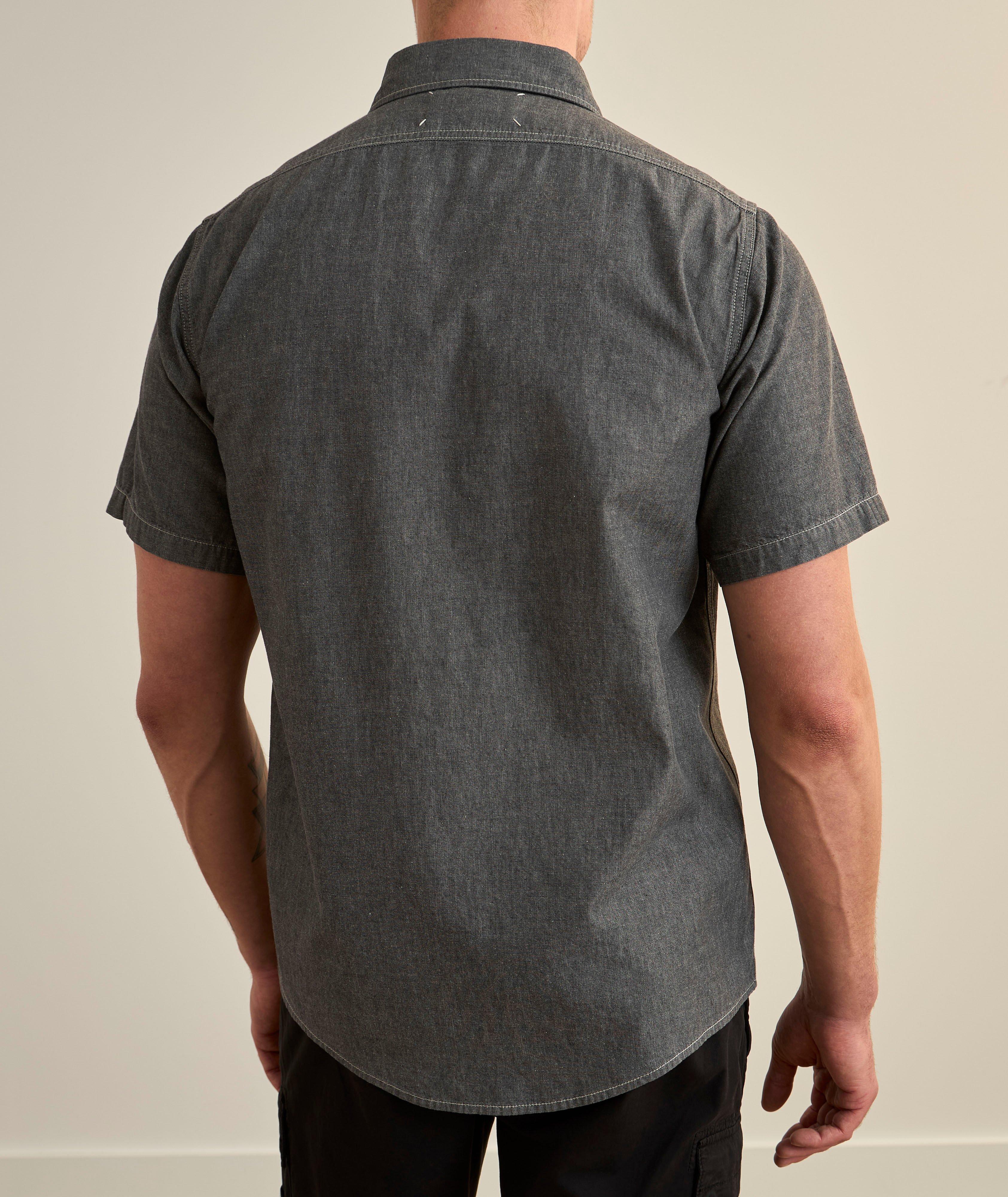 Back Stitch Cotton Denim Shirt image 2