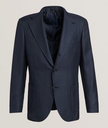 TOM FORD Shelton Grand Hopsak Wool-Mohair Sport Jacket
