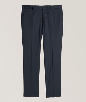 Brunello Cucinelli Leisure-Fit Pinstripe Pleated Suit Pants