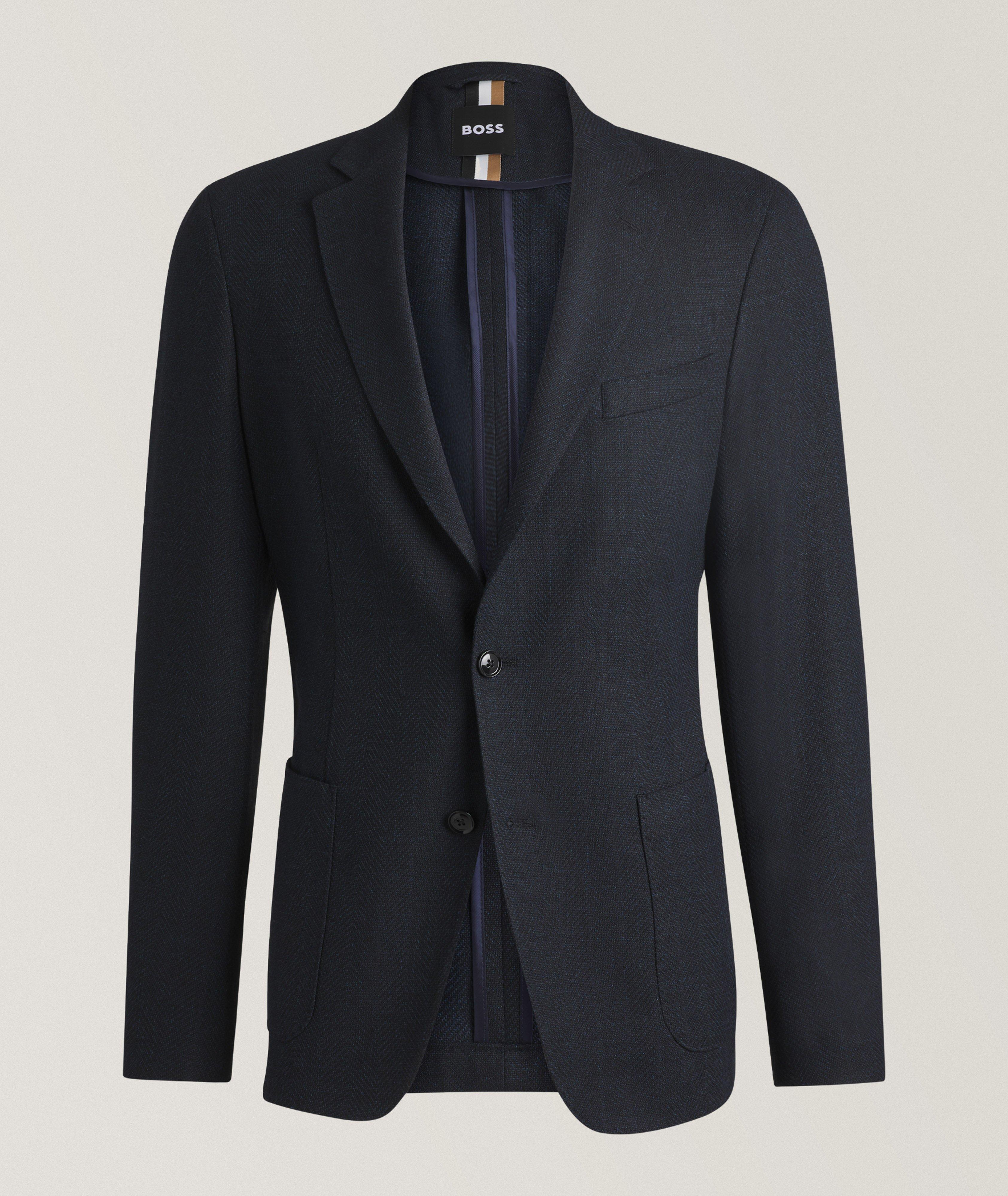 Hanry Herringbone Cotton-Blend Sport Jacket