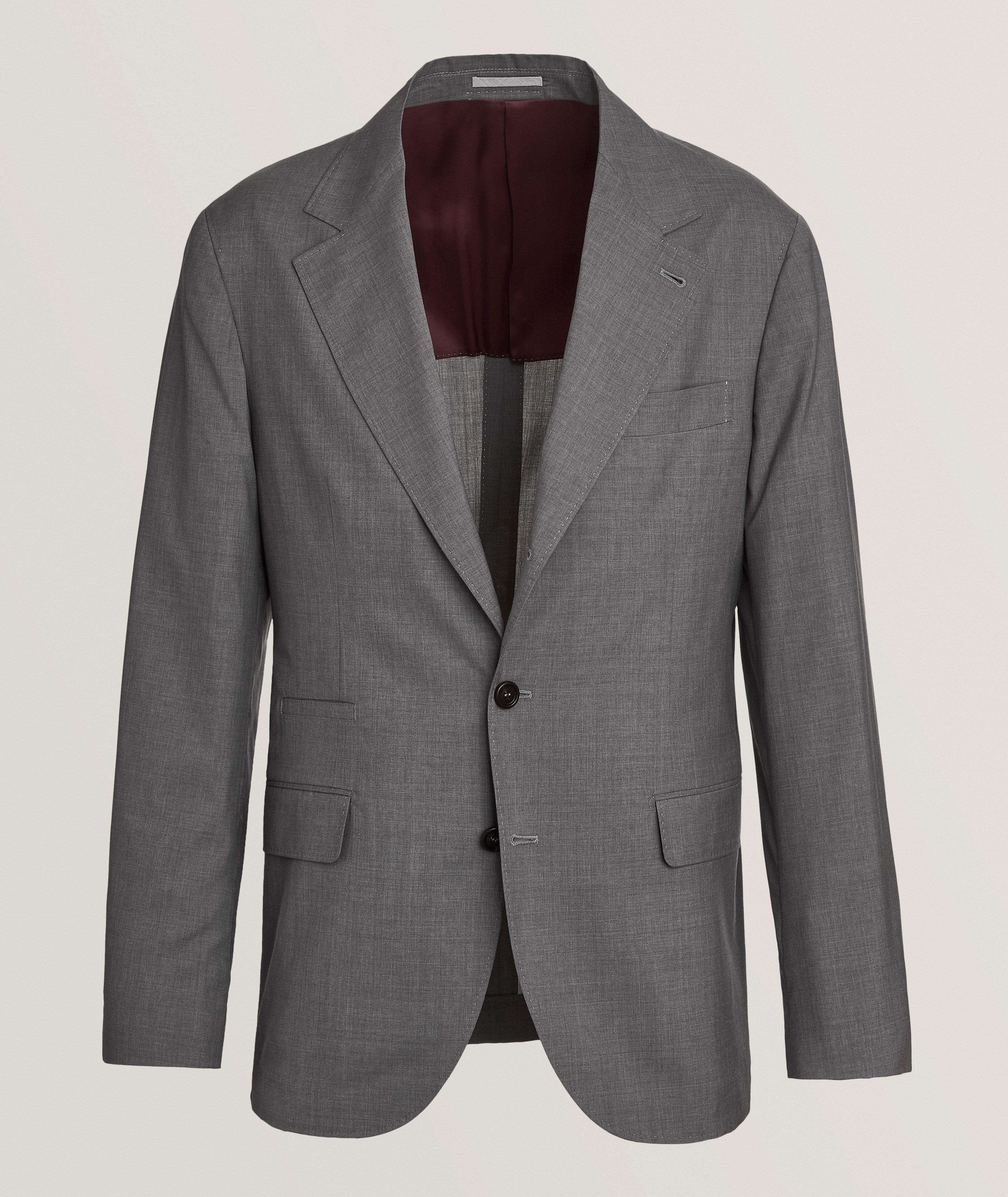 Virgin Wool-Silk Sport Jacket