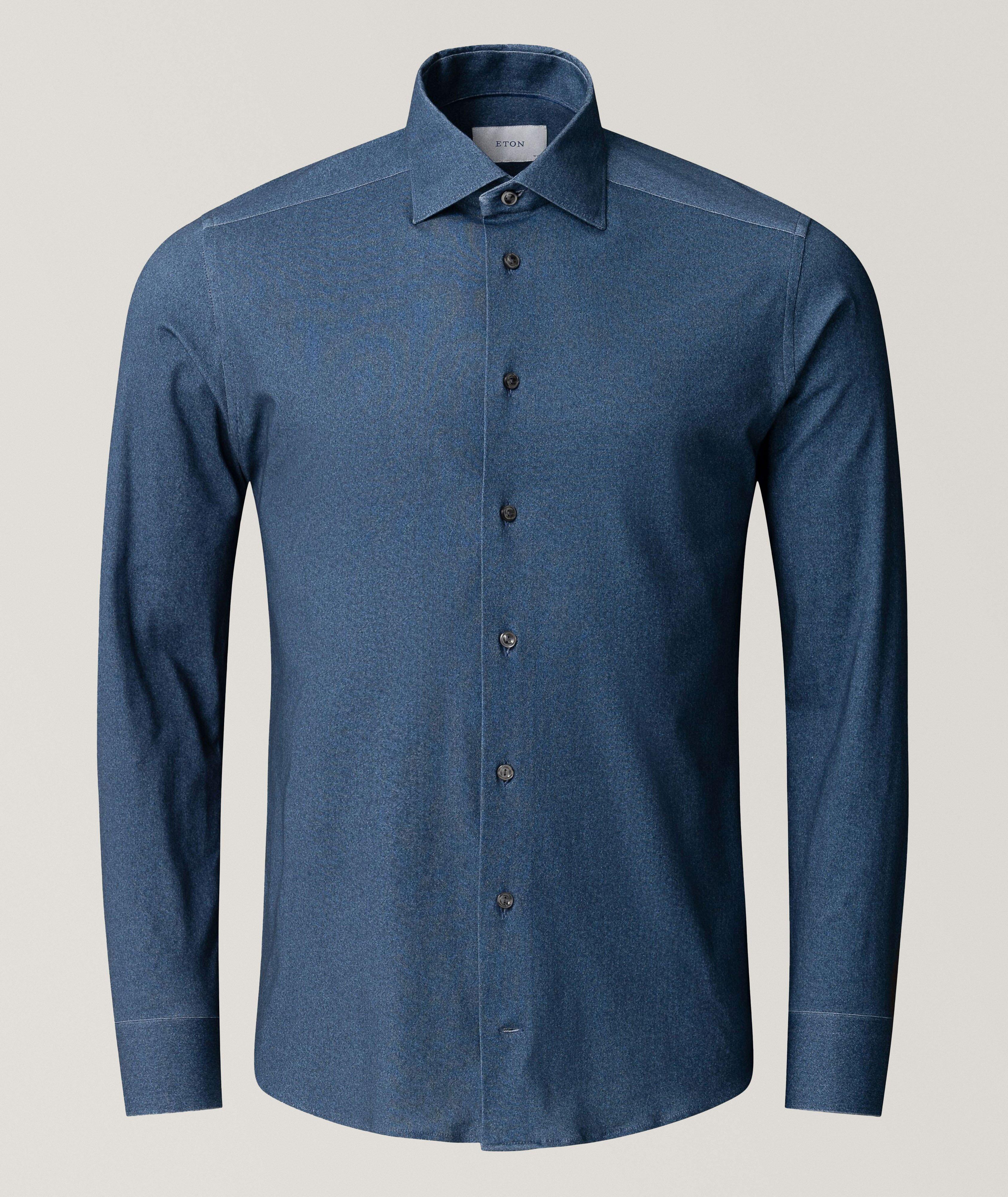 Chemise en tissu extensible de coupe amincie image 1