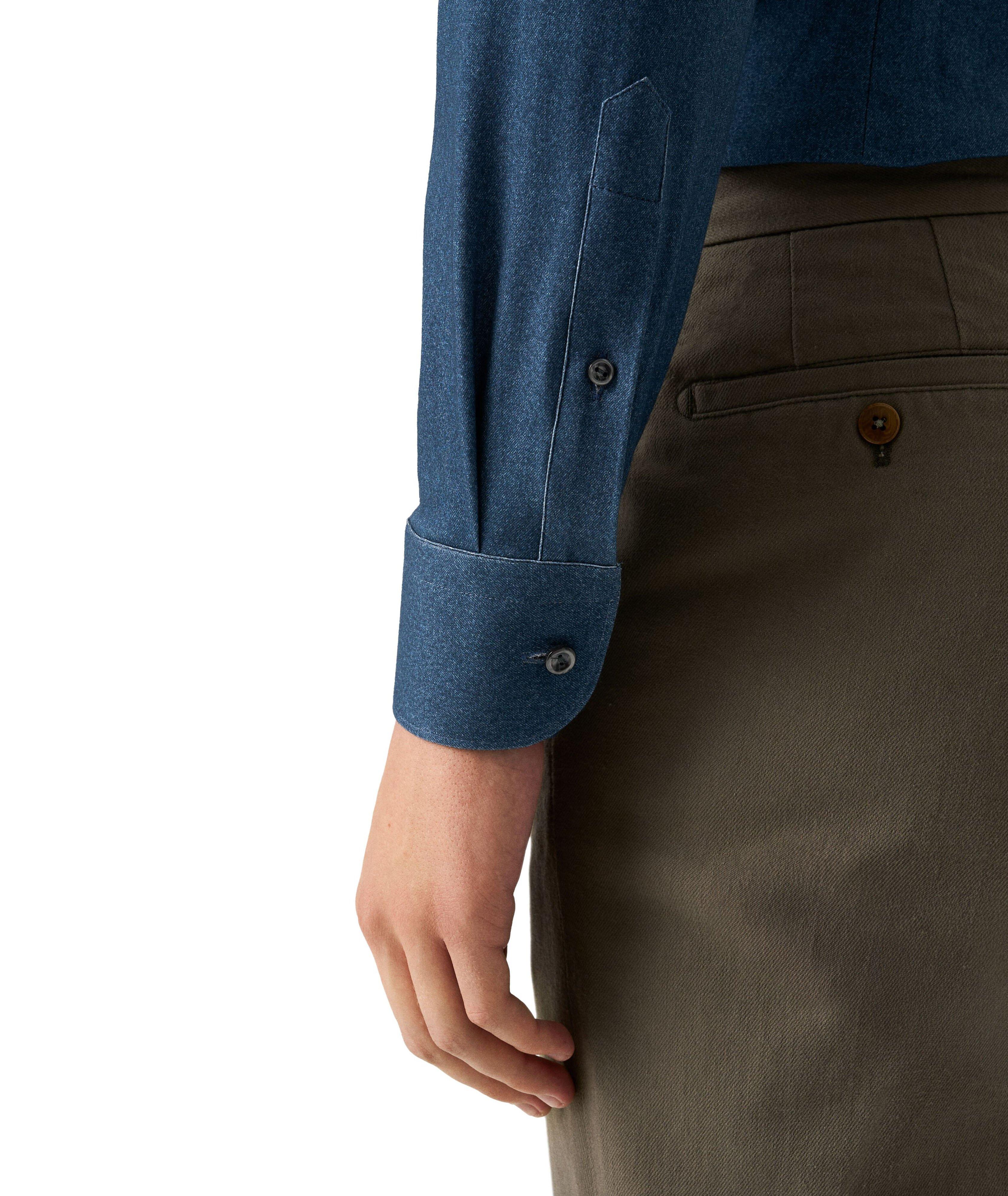 Chemise en tissu extensible de coupe amincie image 5