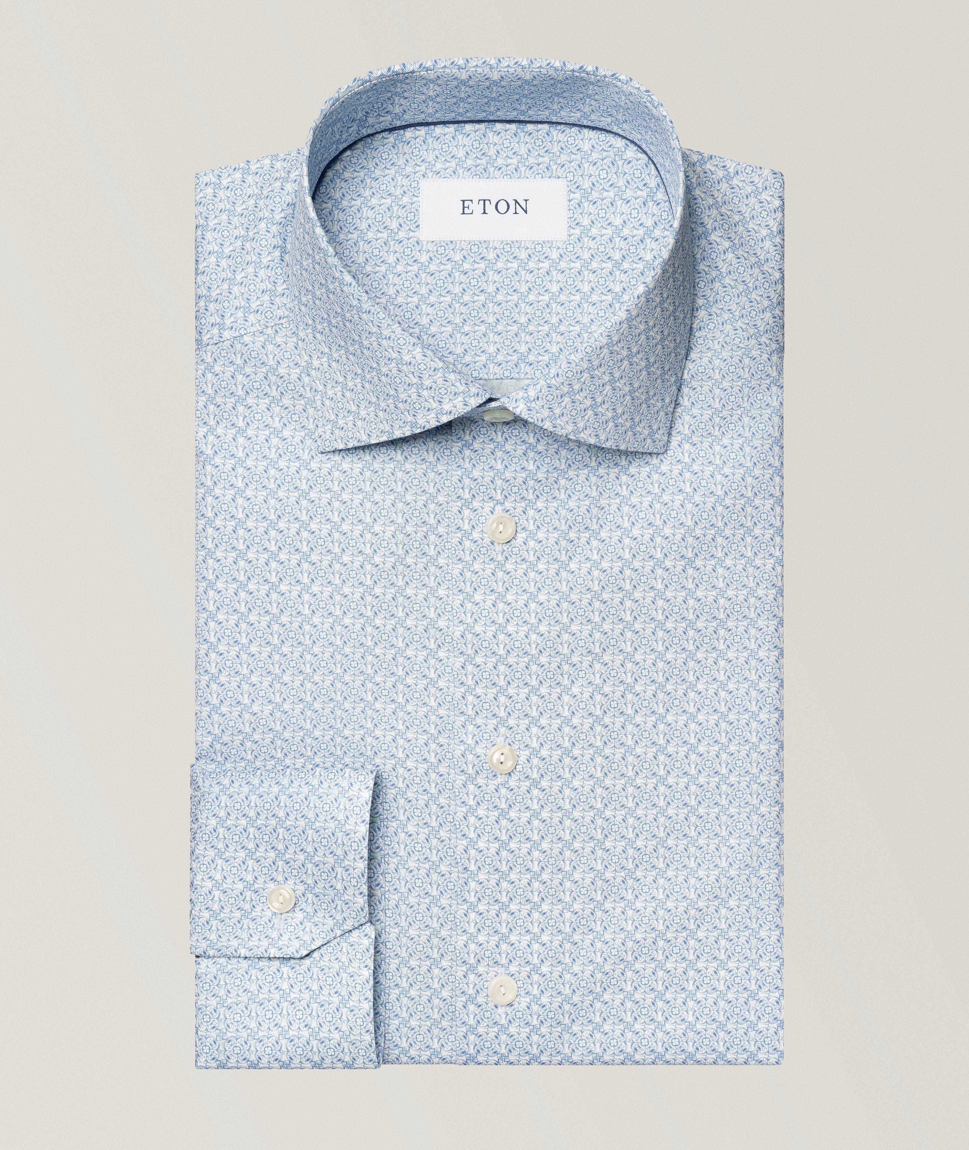 Eton Contemporary-Fit Geometric Dress Shirt